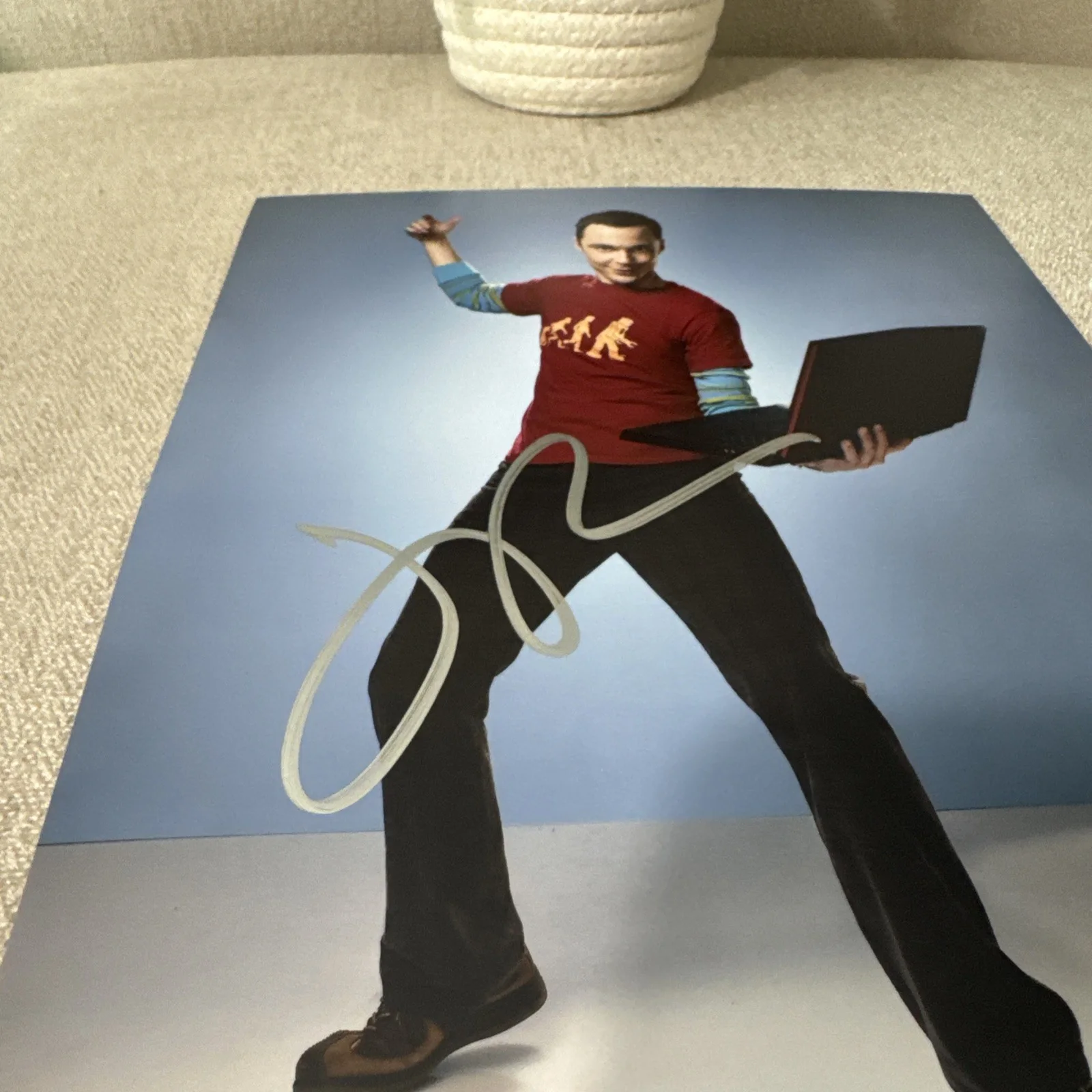 Jim Parsons — Jim Parsons signed Sheldon The Big Bang Theory 8x10 Autographed Photo w/COA Holo, изображение 4