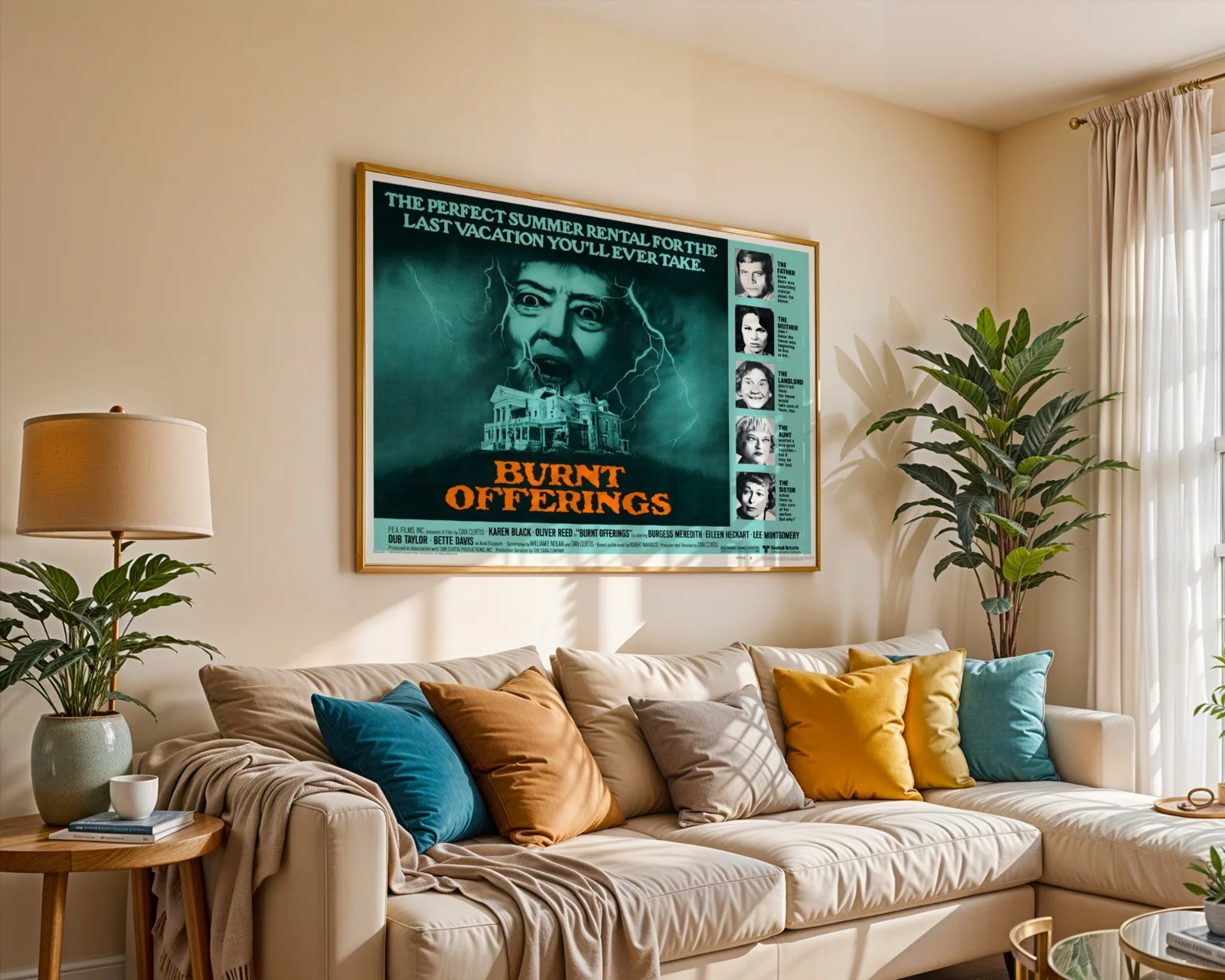 Burnt Offerings - 1976 Supernatural Horror Restored 30" x 40" UK Quad Poster, изображение 5