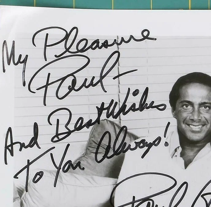 Paul Anka Signed Inscribed 8x10 Photo dated Authentic Guaranteed, image 3