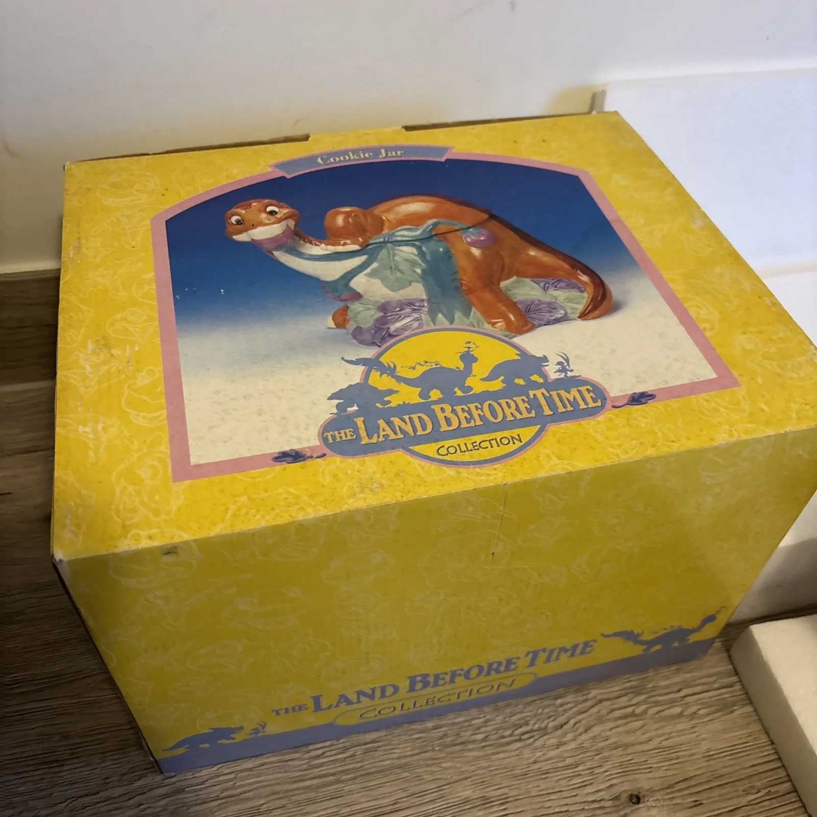 RARE Vintage NOS The Land Before Time Collection Cookie Jar UNIVERSAL STUDIOS, image 4