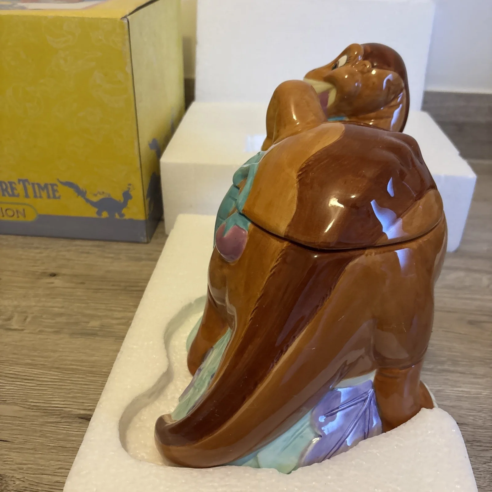 RARE Vintage NOS The Land Before Time Collection Cookie Jar UNIVERSAL STUDIOS, image 5