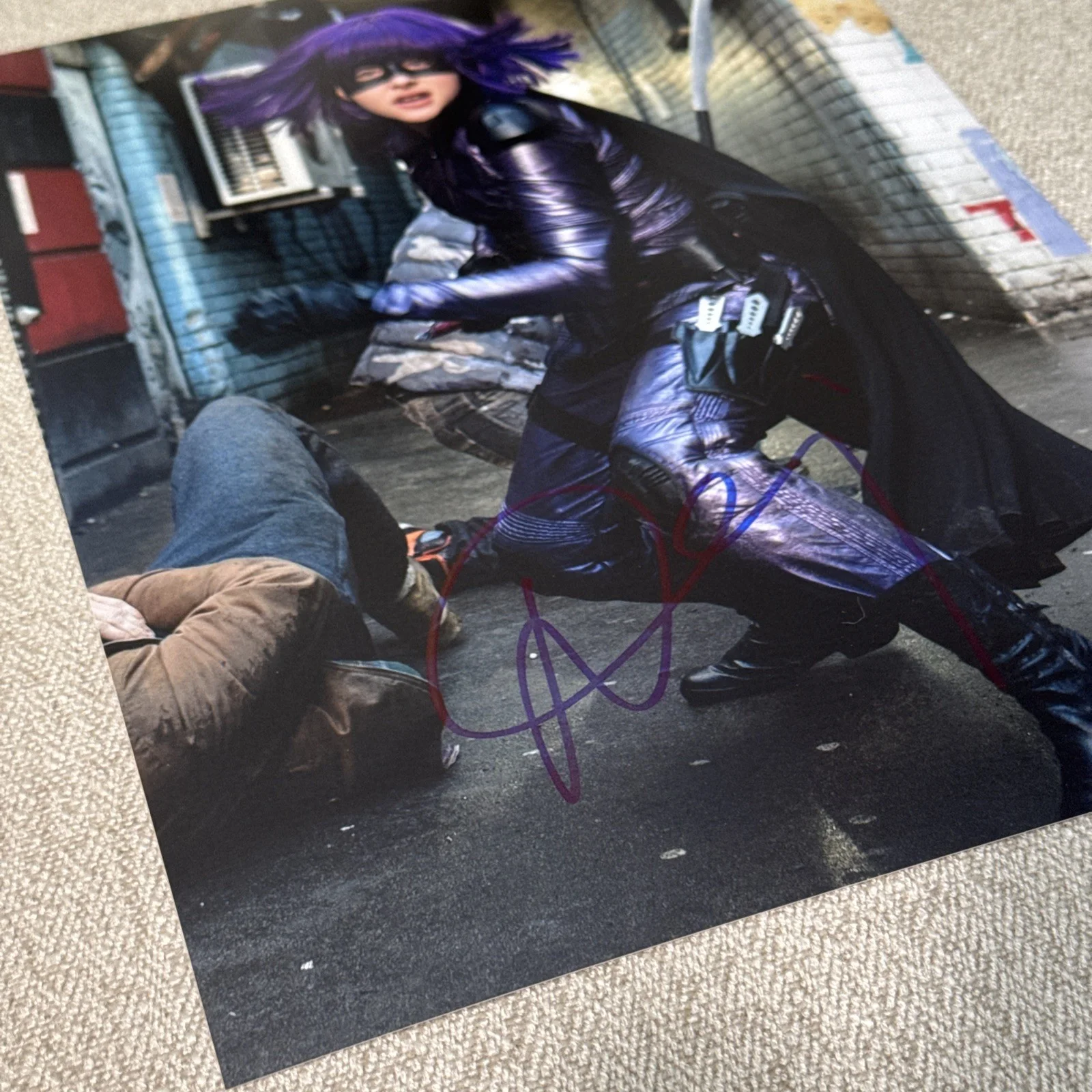 Chloe Grace Moretz — CHLOE GRACE MORETZ KICKASS Movie Autograph Signed 8x10 Photo COA w/COA Hologram, изображение 3