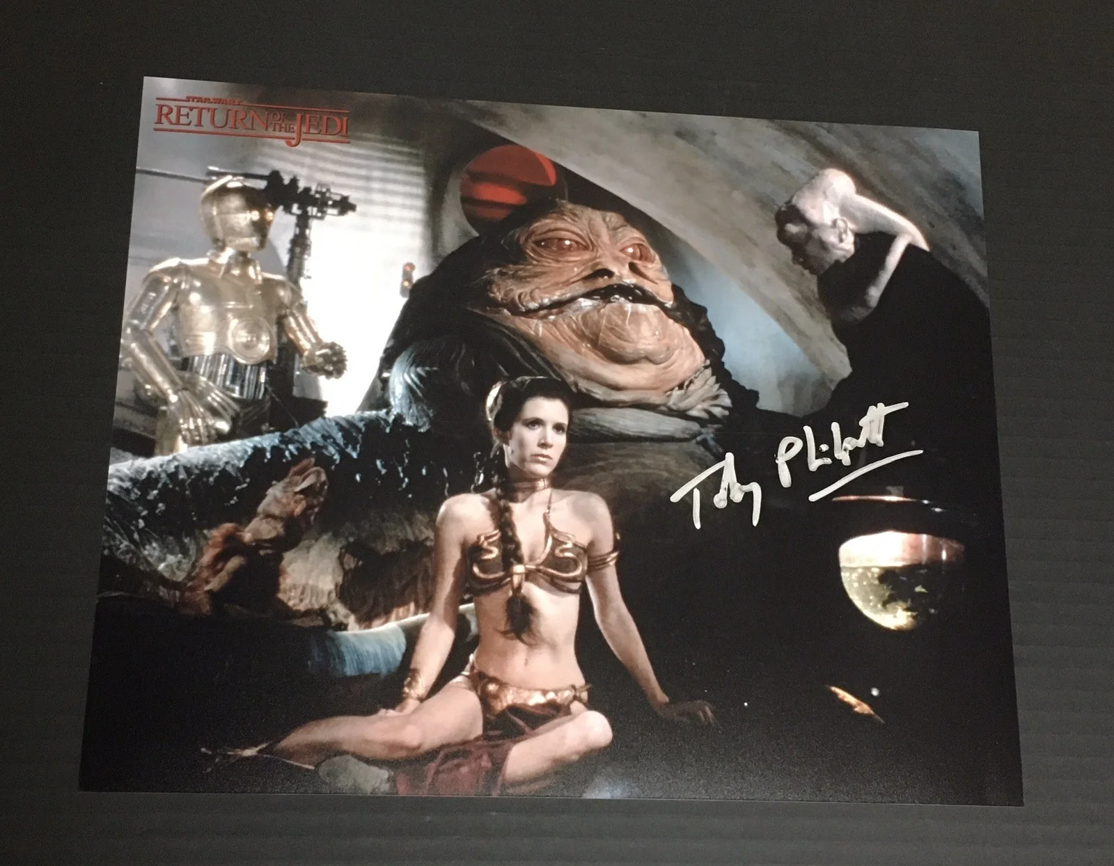 [STAR WARS] Toby Philpott of Jabba the Hutt Puppeteer Authentic AutographedPhoto, изображение 2