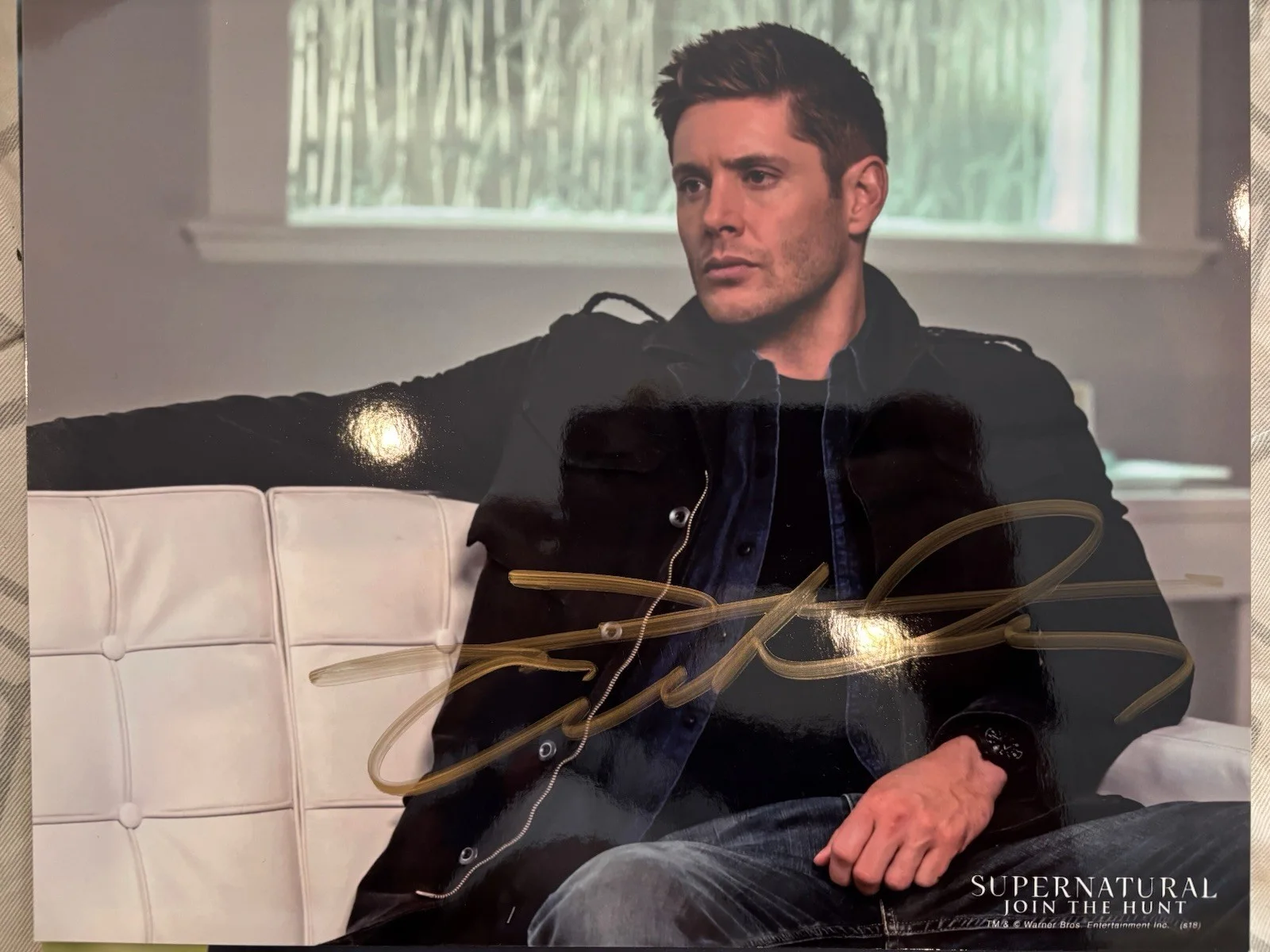 Supernatural Jensen & Jared Autographed 8x10 COA, image 2