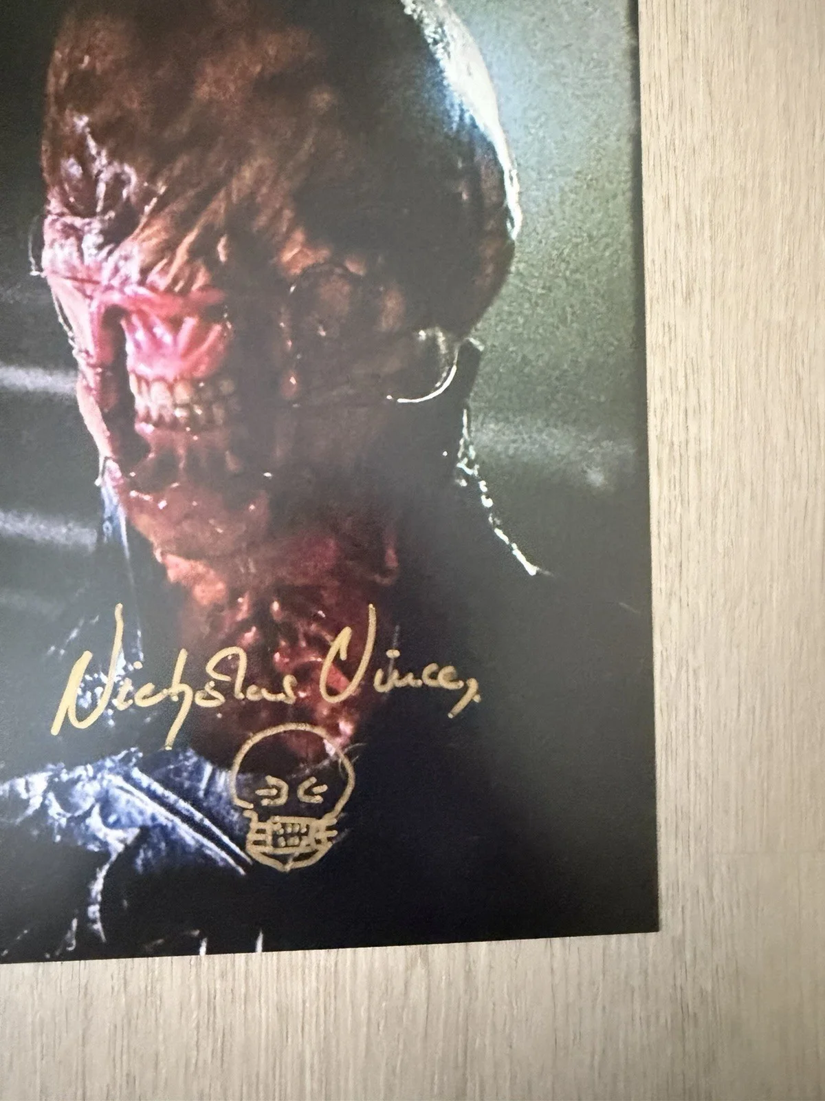 Nicholas Vince signed Hellraiser "Chatterer" 8x10 Autograph, image 3