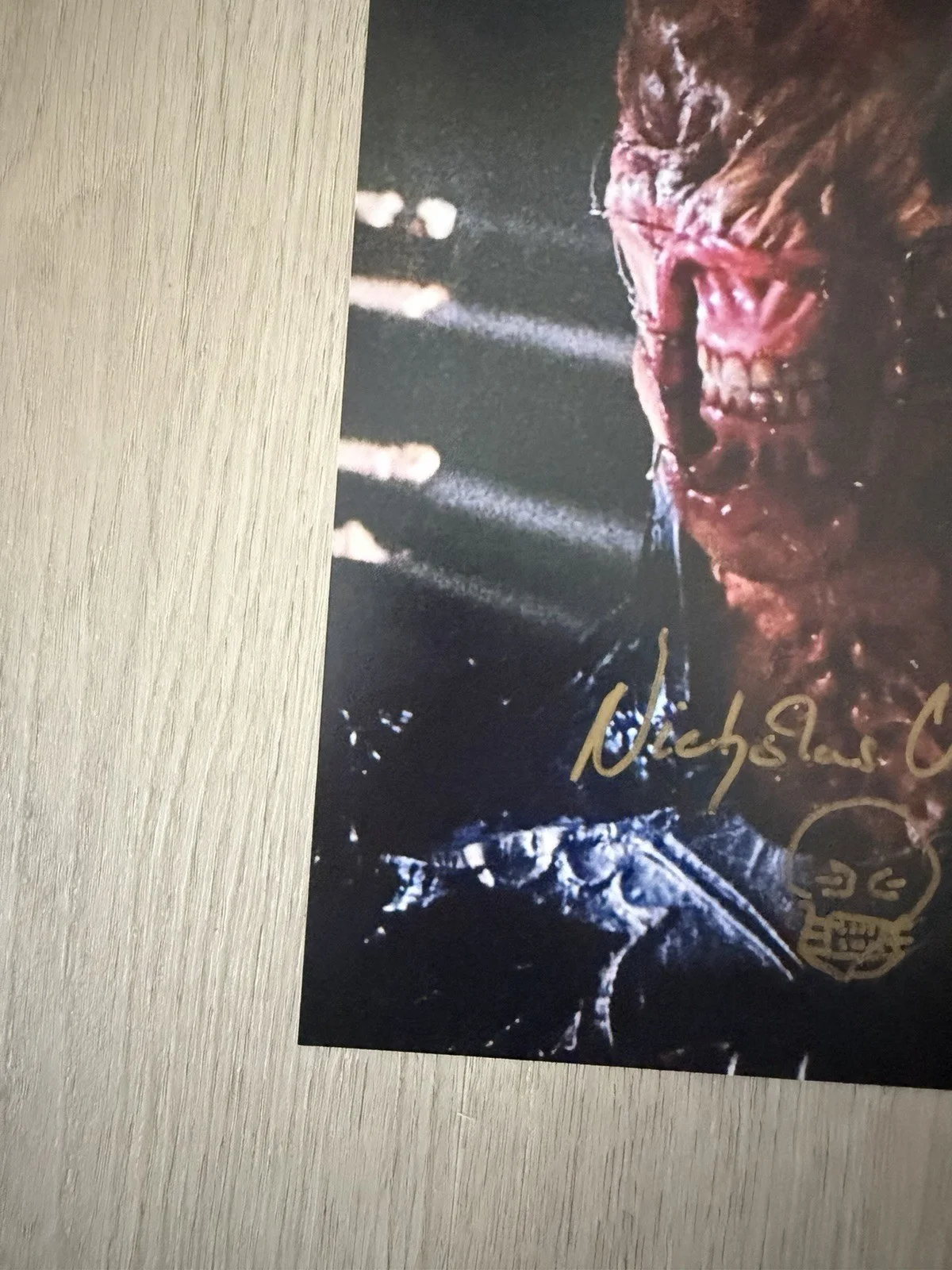 Nicholas Vince signed Hellraiser "Chatterer" 8x10 Autograph, image 4