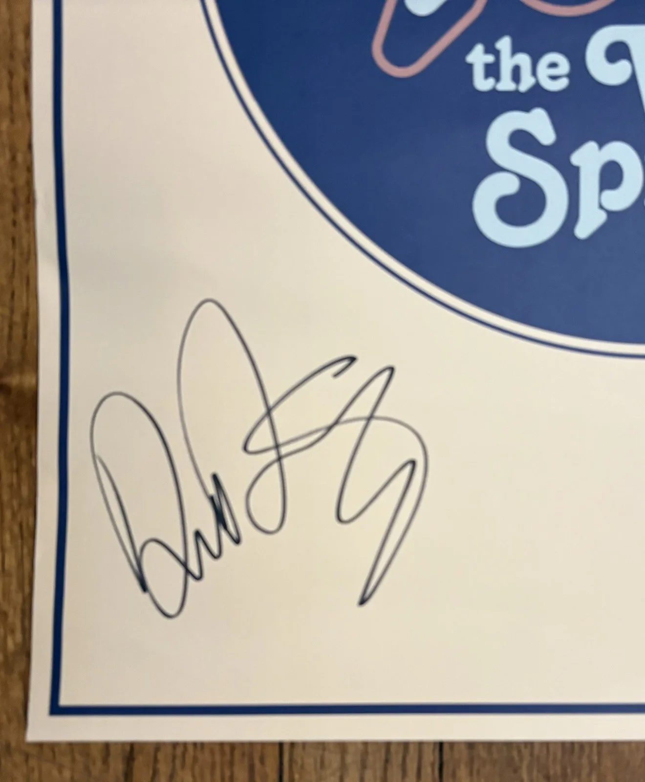 Toad The Wet Sprocket AUTOGRAPHED Poster Dean Dinning Todd Nichols Glen Phillips, image 2