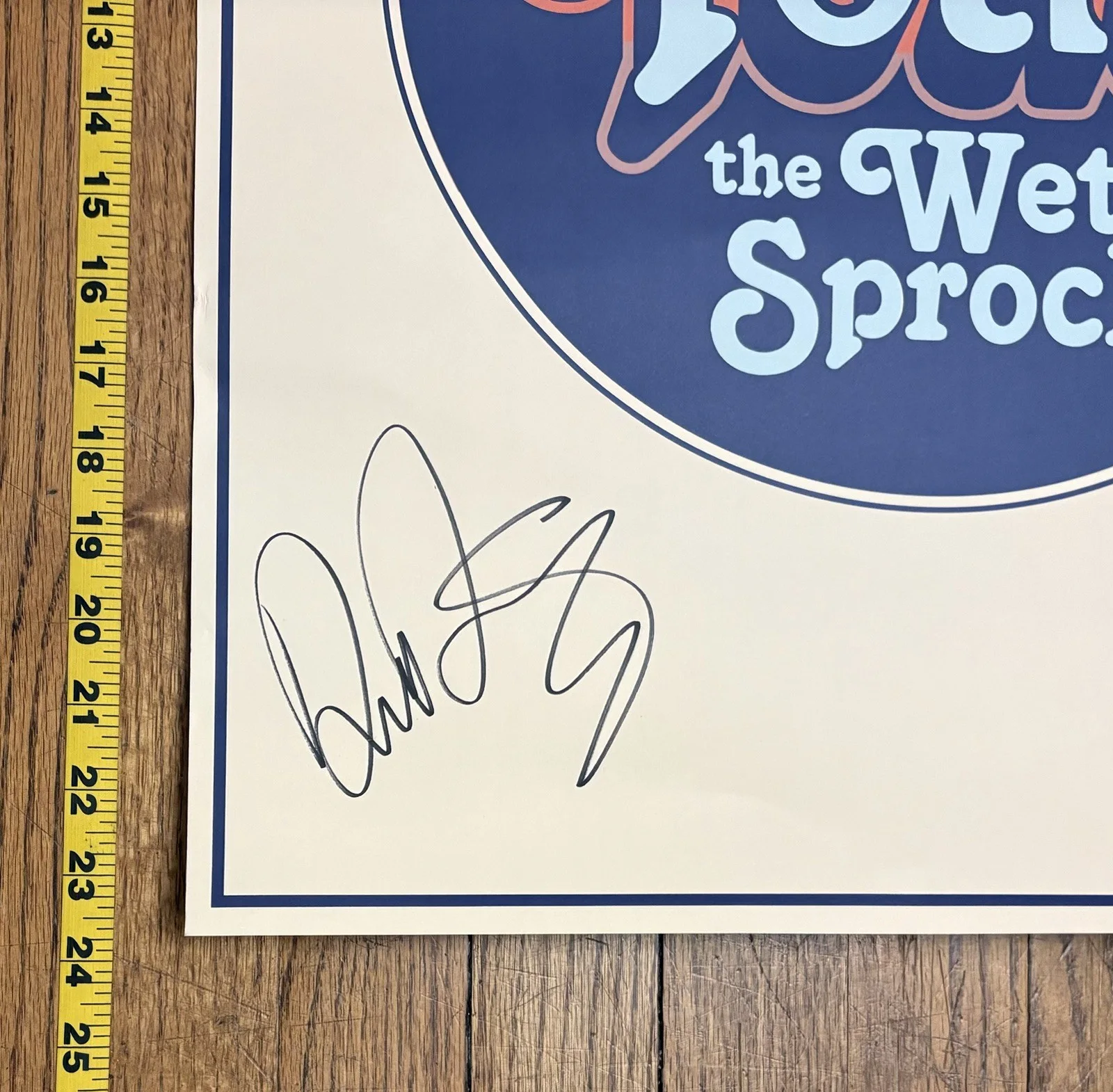 Toad The Wet Sprocket AUTOGRAPHED Poster Dean Dinning Todd Nichols Glen Phillips, image 5