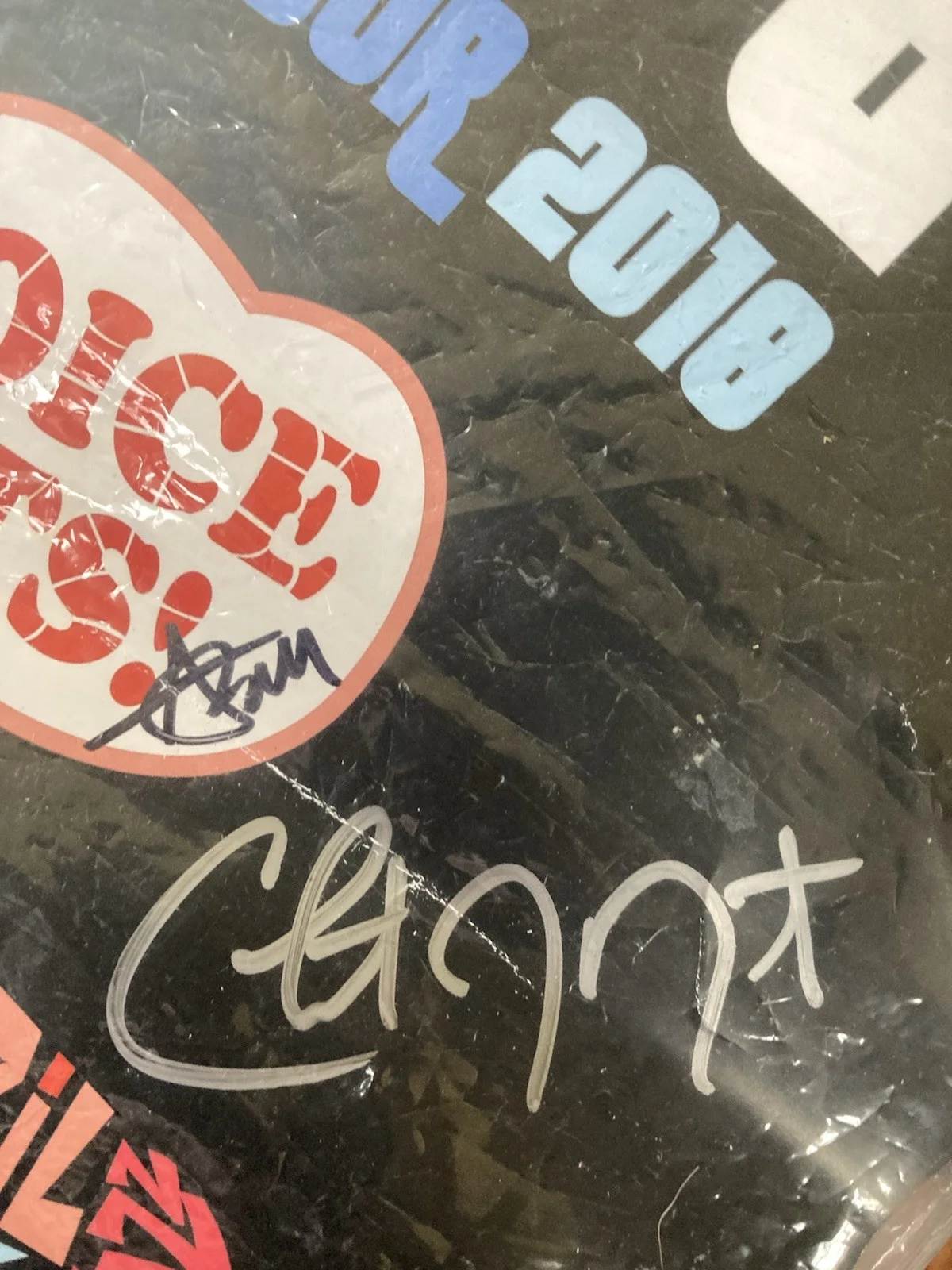Dweezil Zappa World Tour 2018 Choice Cuts Autographed Poster, изображение 2