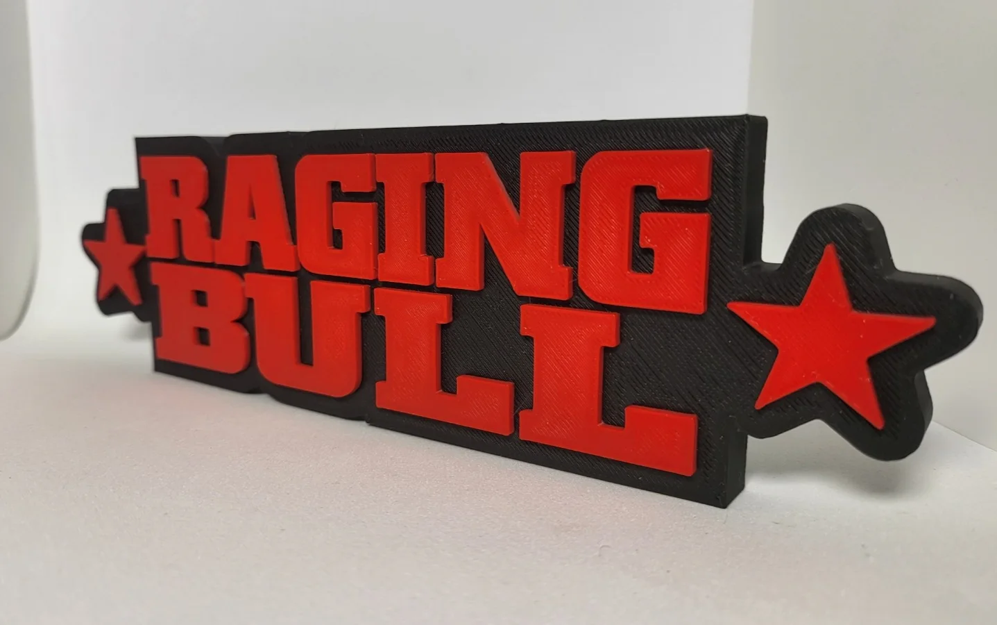 Raging Bull 1980 Robert De Niro Logo Sign – 3D Printed Display - Movie, image 3
