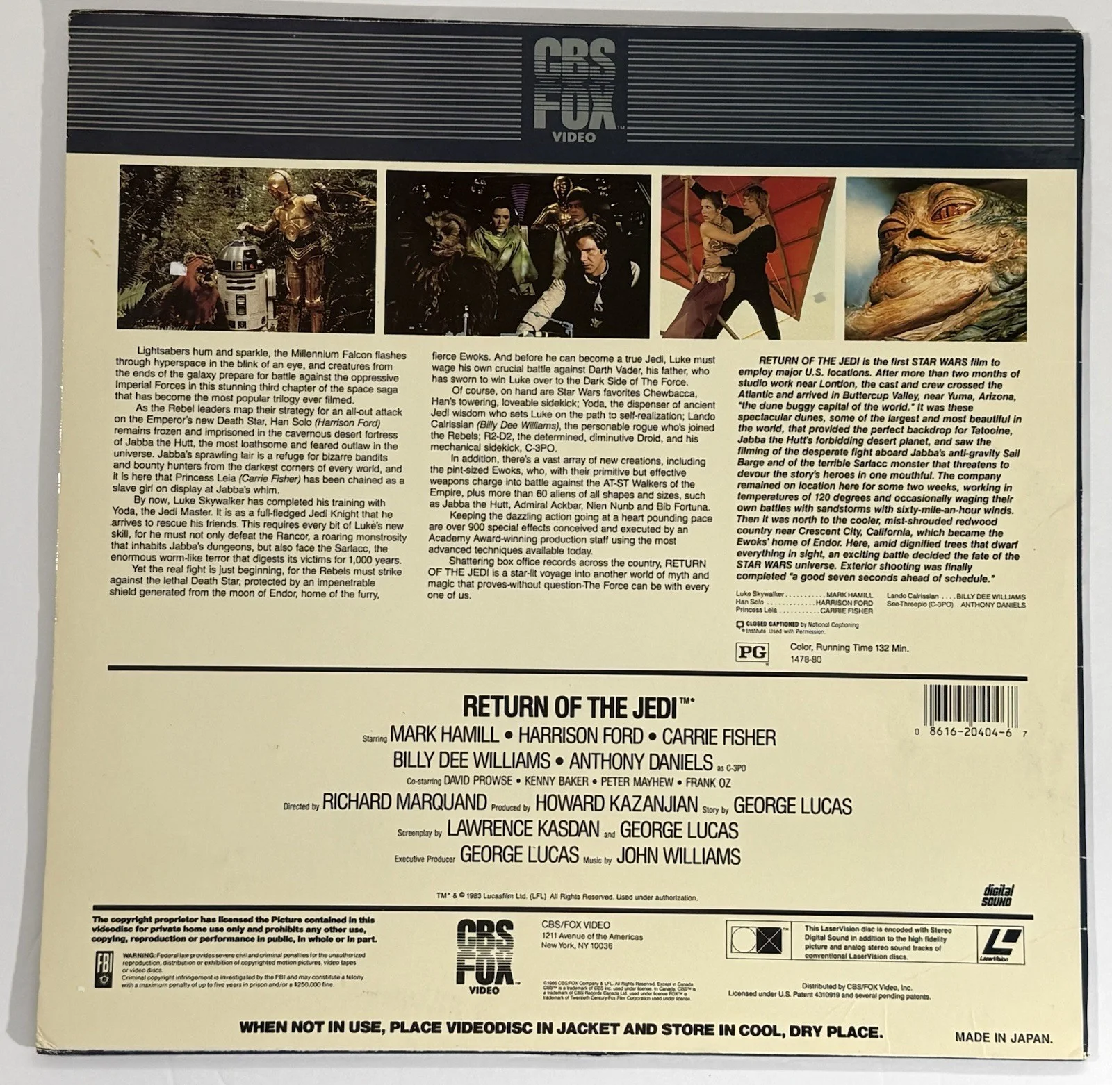 John Williams — John Williams signed Star Wars laser disc ROTJ return of the jedi psa dna loa, изображение 4