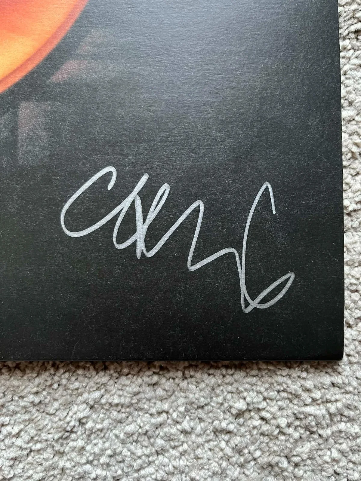 CHRIS MARTIN COLDPLAY SIGNED PARACHUTES VINYL AUTOGRAPHED RARE ALBUM, image 3