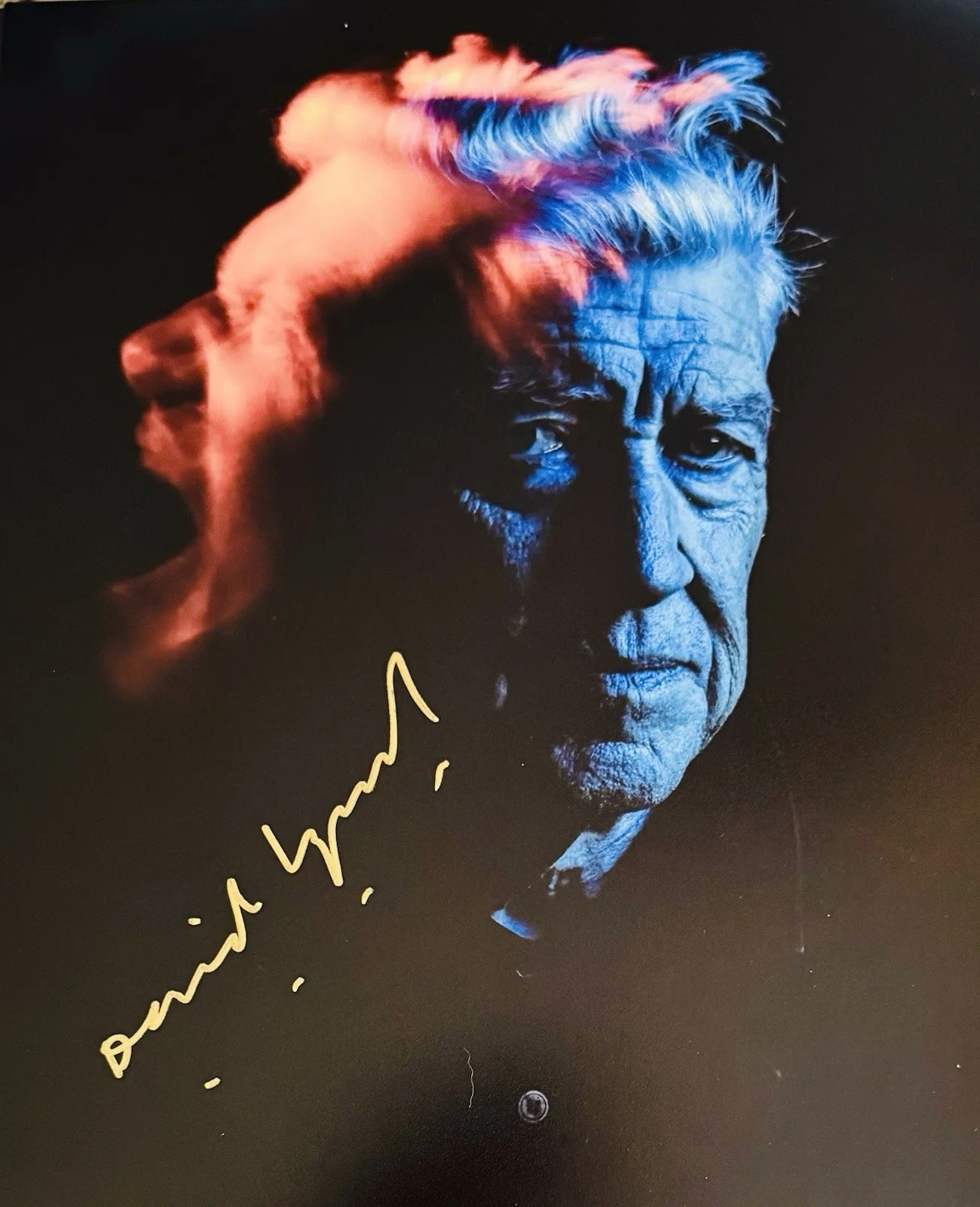 David Lynch — David Lynch , signed Autographed , 8x10 Bxw Photo , Re List NPB