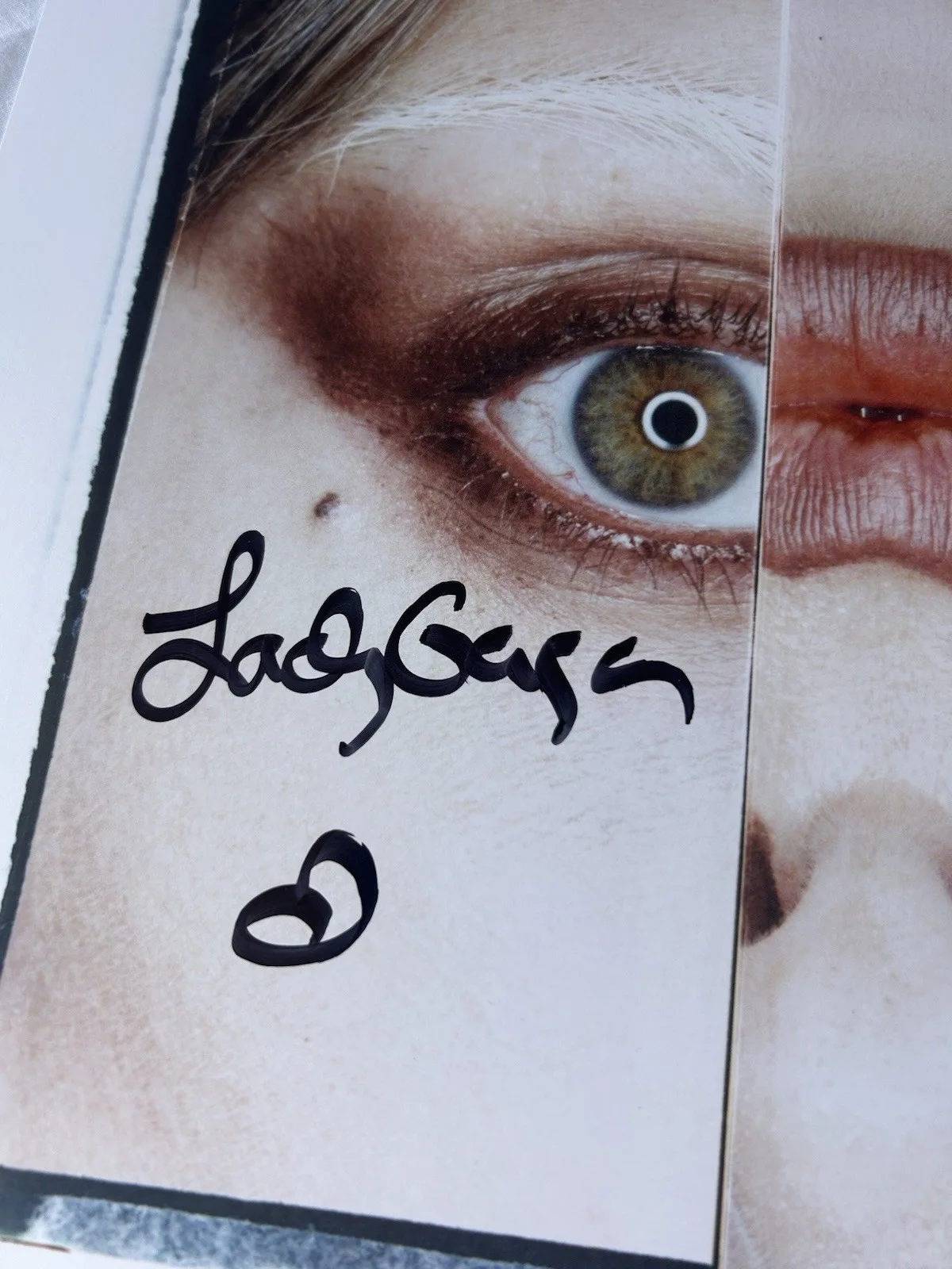 Lady Gaga Signed Mayhem Black Vinyl Autographed PSA/DNA COA, image 2