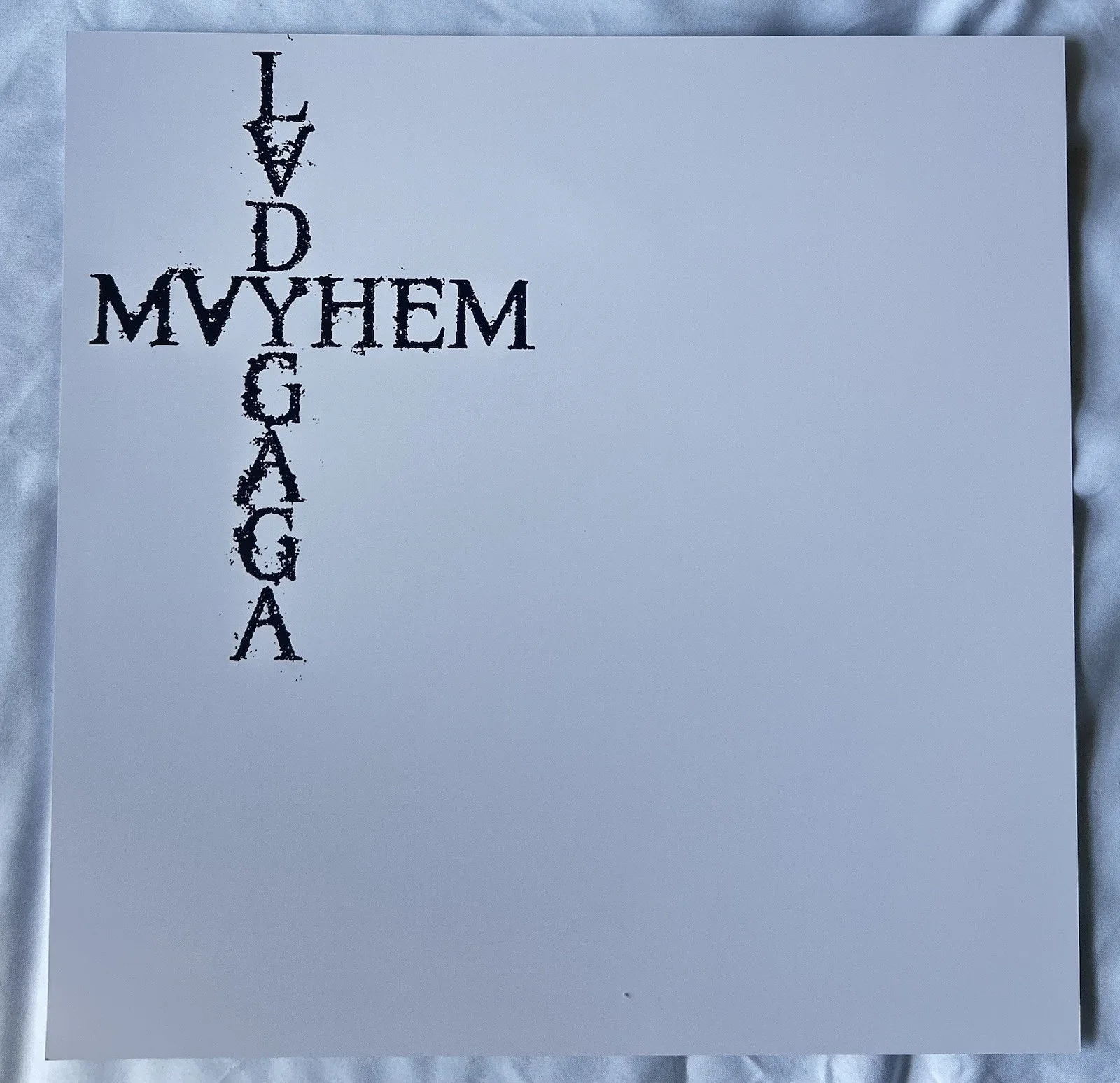 Lady Gaga Signed Mayhem Black Vinyl Autographed PSA/DNA COA, image 4