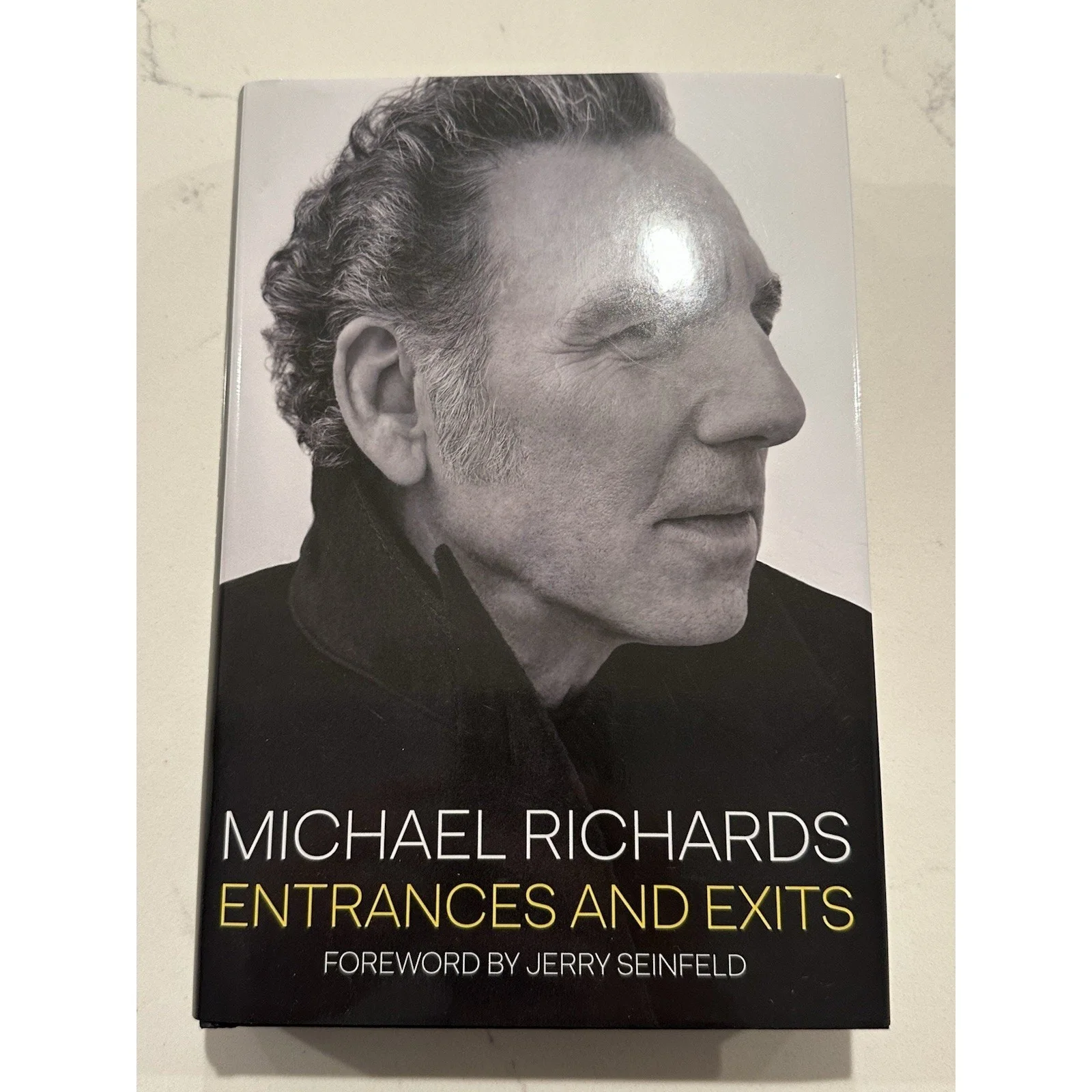 Michael Richards — MICHAEL RICHARDS Seinfeld Kramer SIGNED ENTRANCES EXITS Book AUTOGRAPHED COA #1, image 2