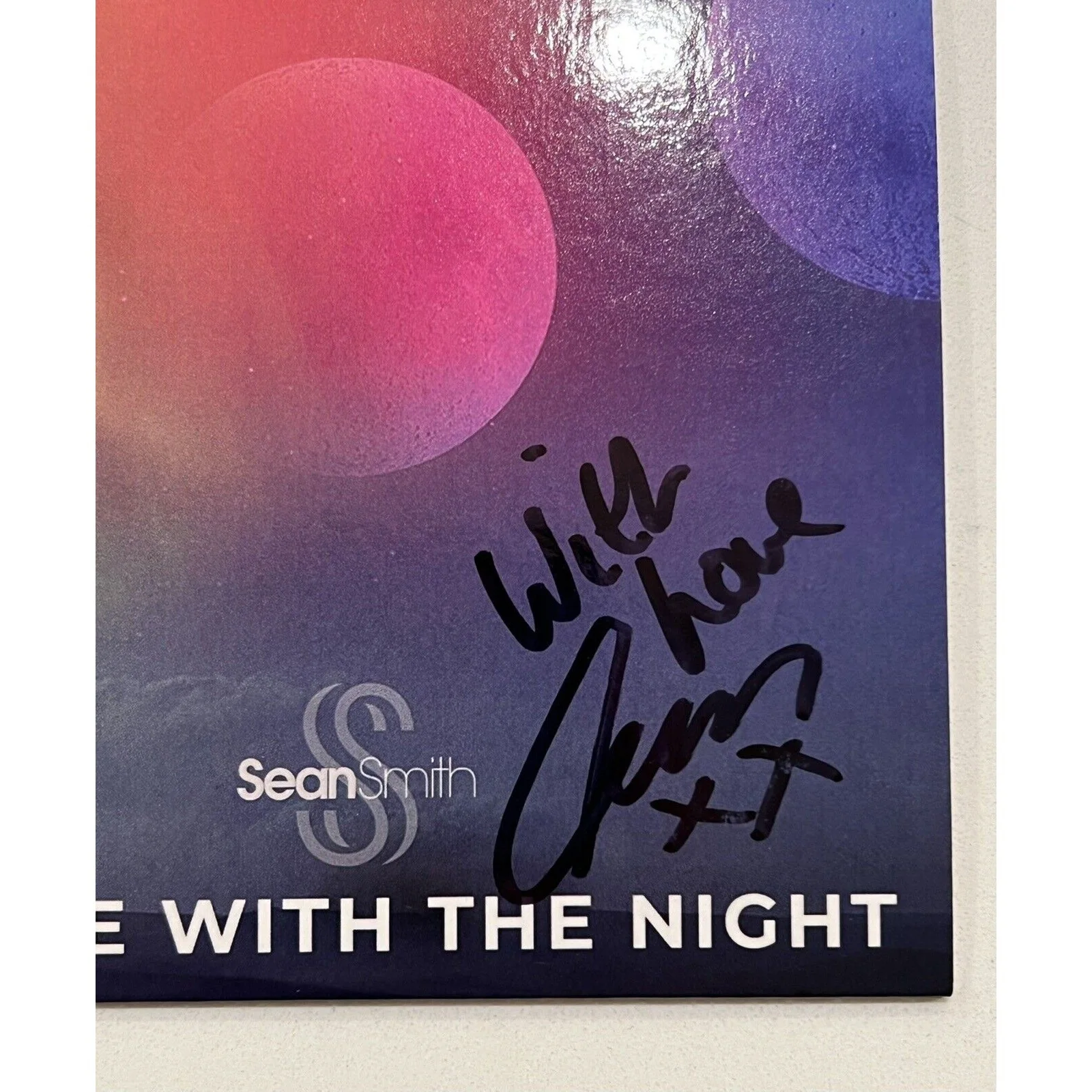 Sean Smith Signed CD In Love With The Night Autographed ✍️, image 2
