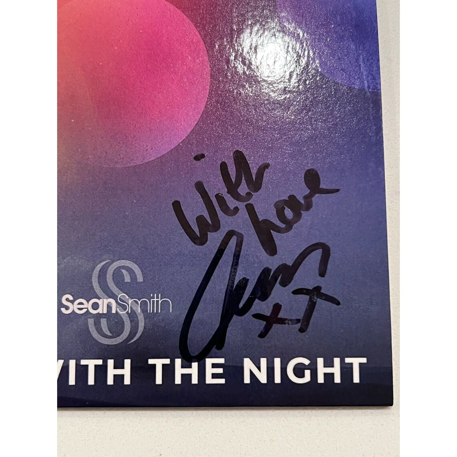 Sean Smith Signed CD In Love With The Night Autographed ✍️, image 3