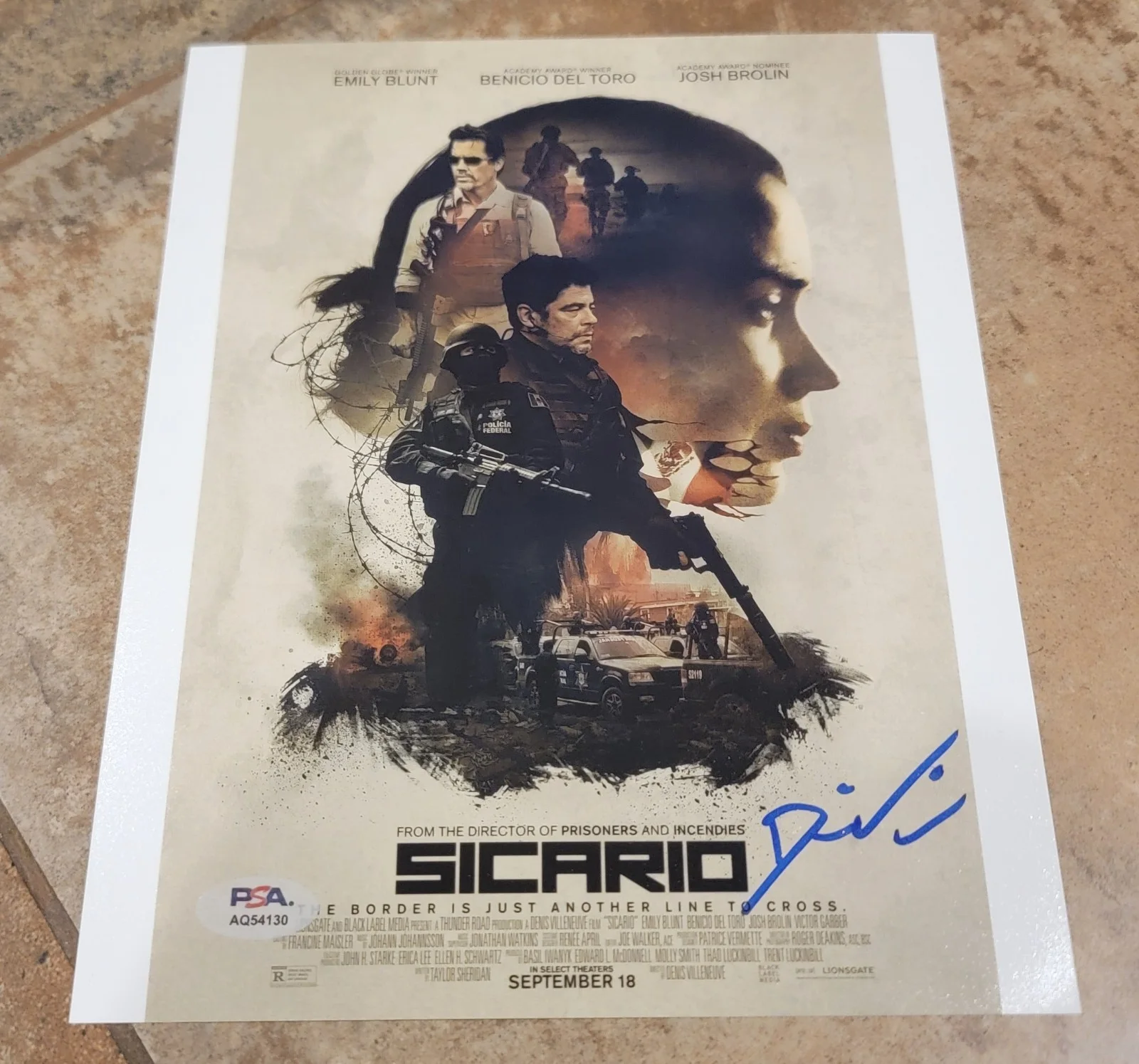 Denis Villeneuve — Denis Villeneuve signed 8x10 photo autograph PSA DNA director Sicario
