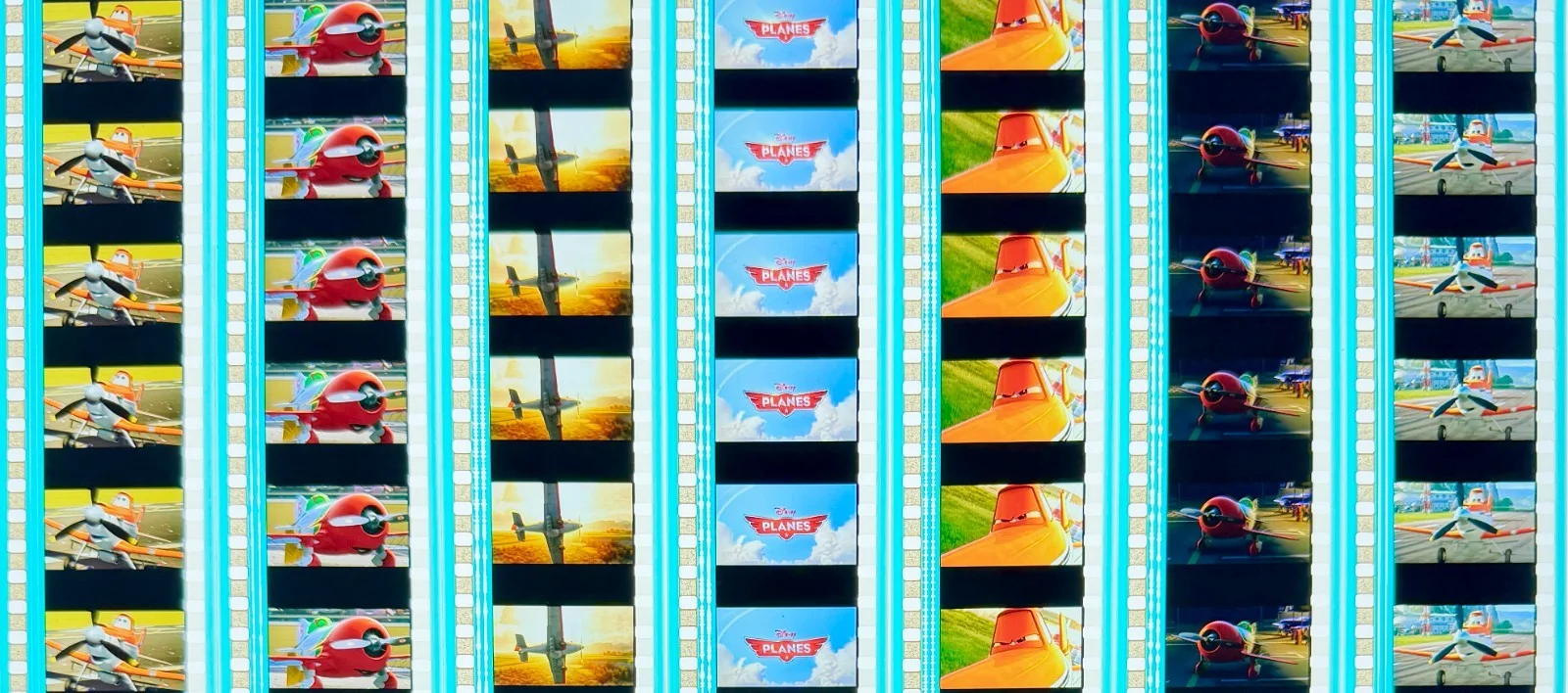 Disney's Planes 2013 Very Rare Unmounted Genuine 35mm Film Cells, image 3