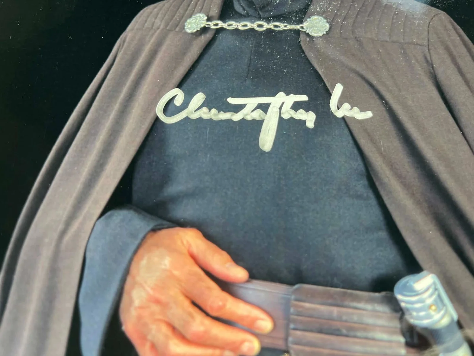 Christopher Lee — CHRISTOPHER LEE SIGNED 8X10 PHOTO OPIX STAR WARS RARE AUTOGRAPH COUNT DOOKU, изображение 3