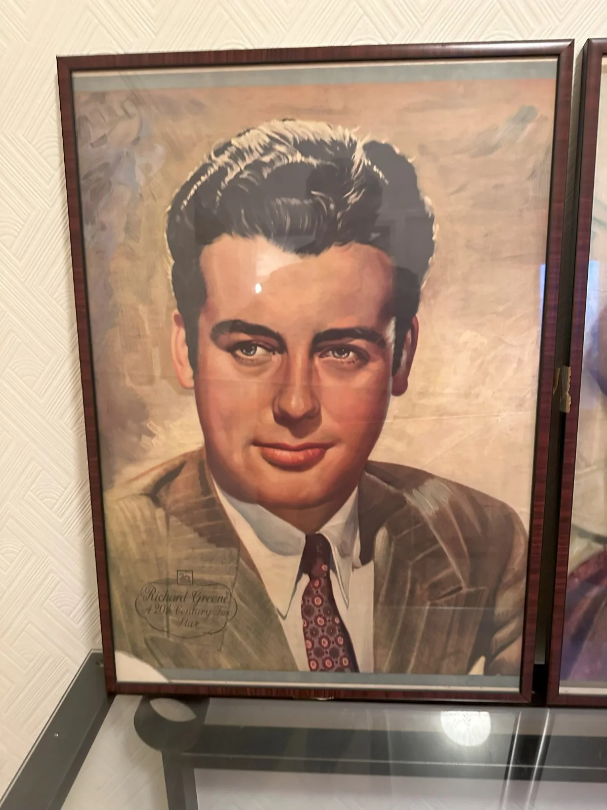 Richard Greene color pose circa 1950 24x36 Framed Poster 20th Century Fox B103, image 2