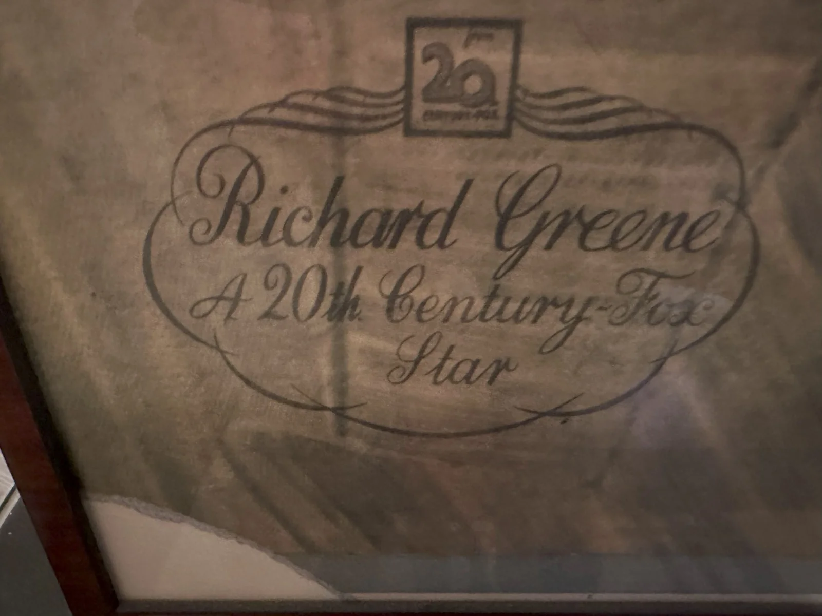 Richard Greene color pose circa 1950 24x36 Framed Poster 20th Century Fox B103, image 3