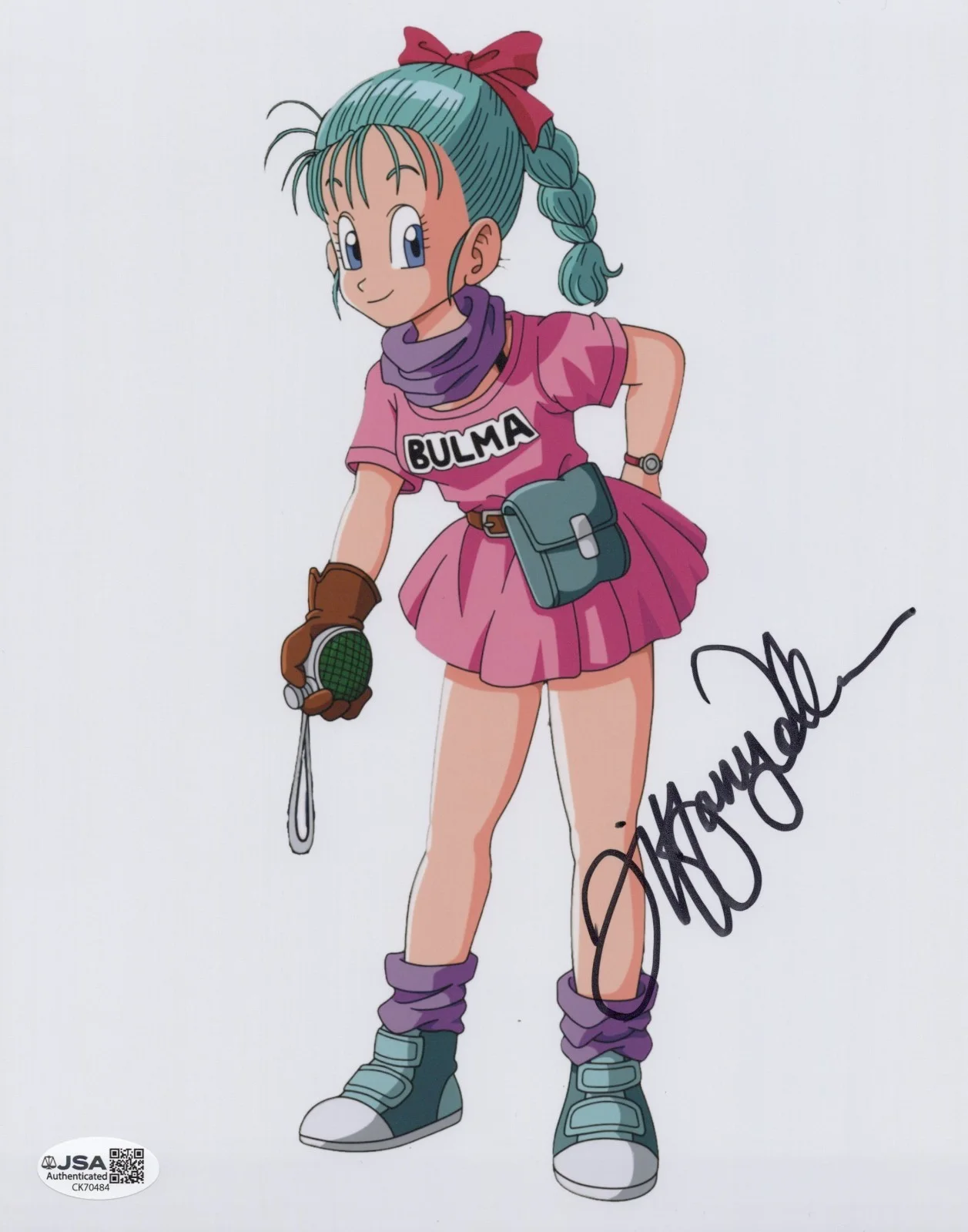 Tiffany Vollmer — Dragon Ball - Tiffany Vollmer, OG voice of Bulma signed 8x10 photo JSA COA
