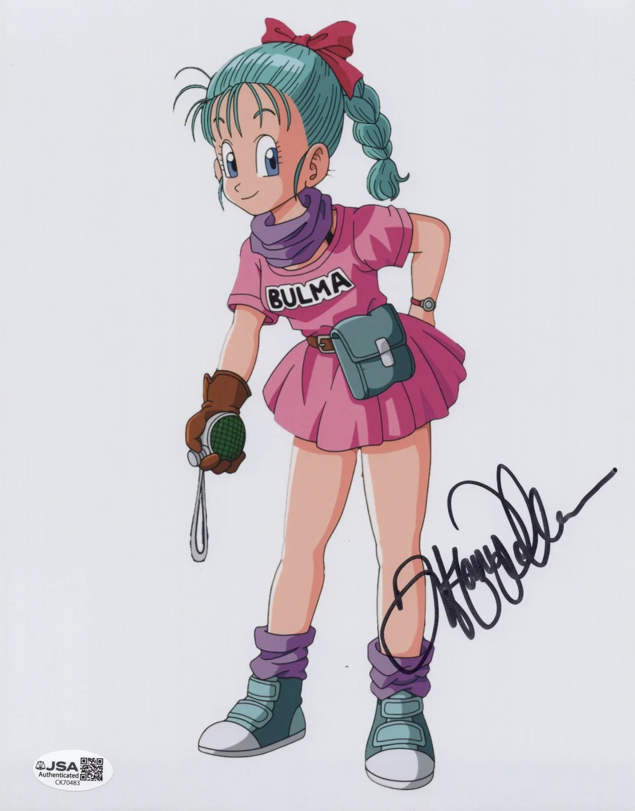 Tiffany Vollmer — Dragon Ball - Tiffany Vollmer, OG voice of Bulma signed 8x10 photo JSA COA