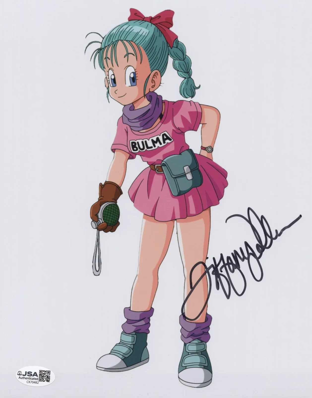 Tiffany Vollmer — Dragon Ball - Tiffany Vollmer, OG voice of Bulma signed 8x10 photo JSA COA