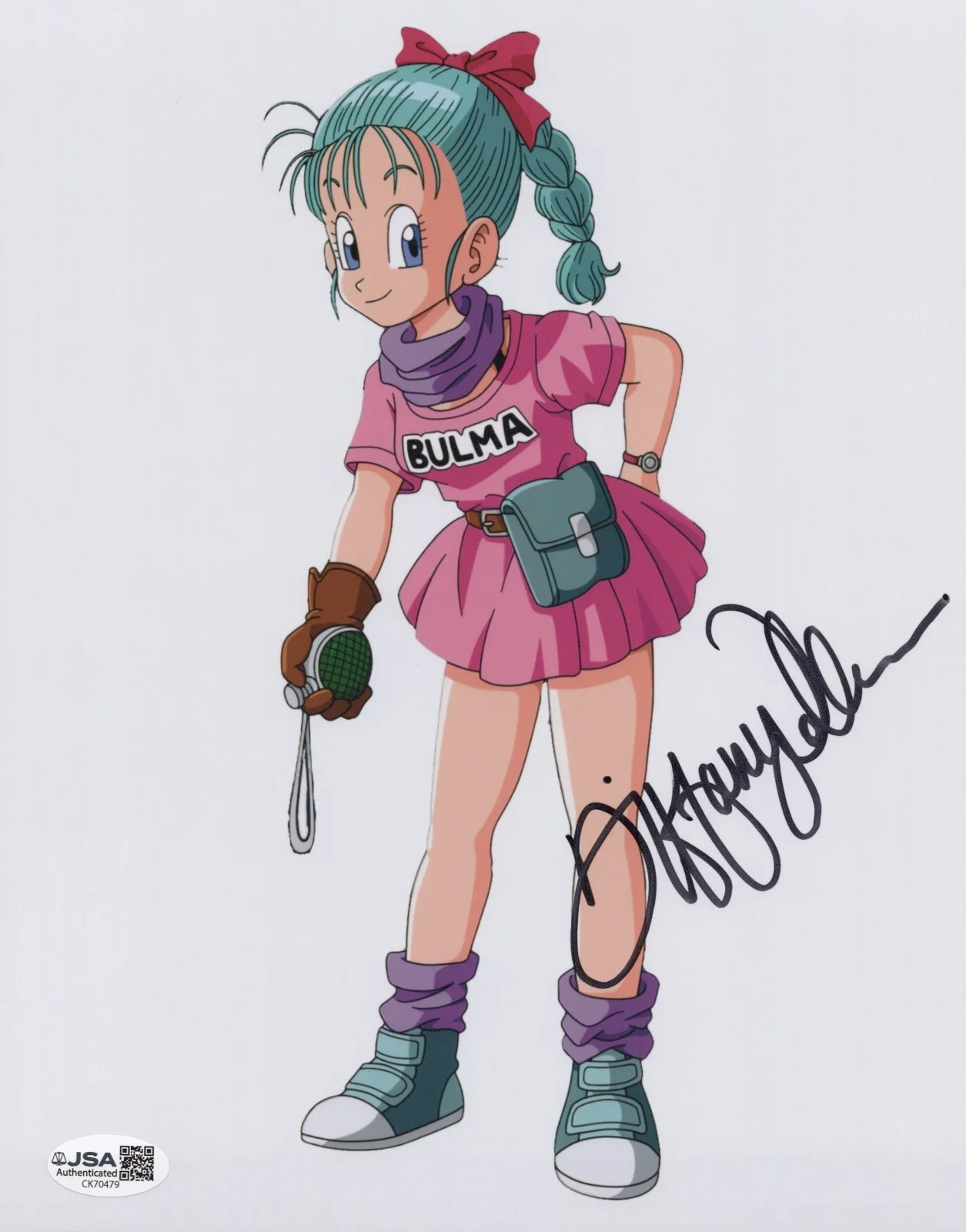 Tiffany Vollmer — Dragon Ball - Tiffany Vollmer, OG voice of Bulma signed 8x10 photo JSA COA