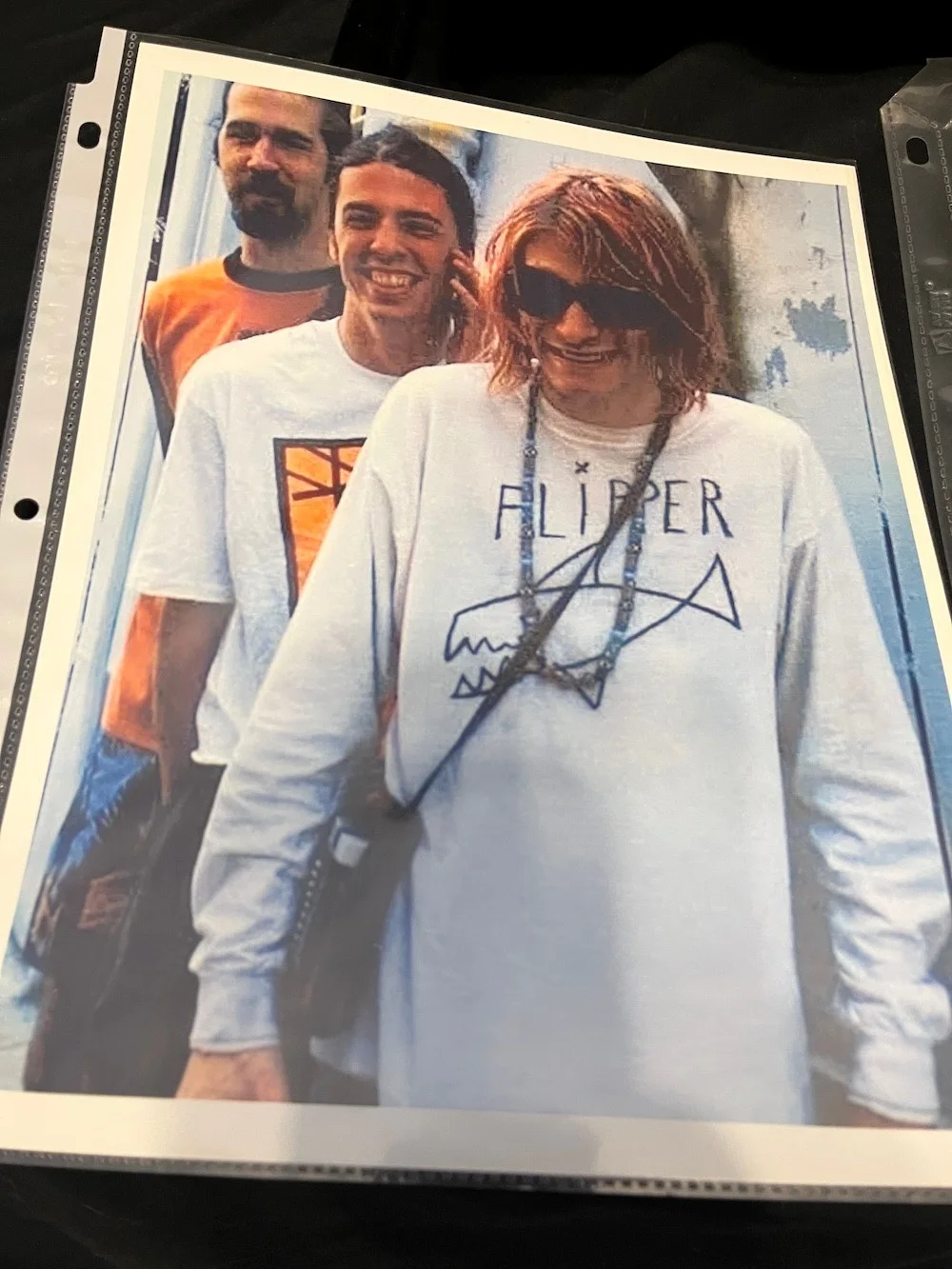 Nirvana Signed Photo Signed by Kurt Cobain Dave Grohl and Krist Novaselic W/COA, image 3