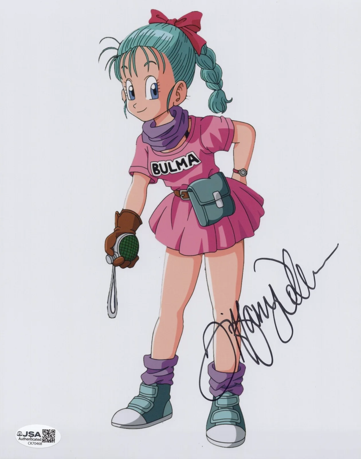 Tiffany Vollmer — Dragon Ball - Tiffany Vollmer, OG voice of Bulma signed 8x10 photo JSA COA