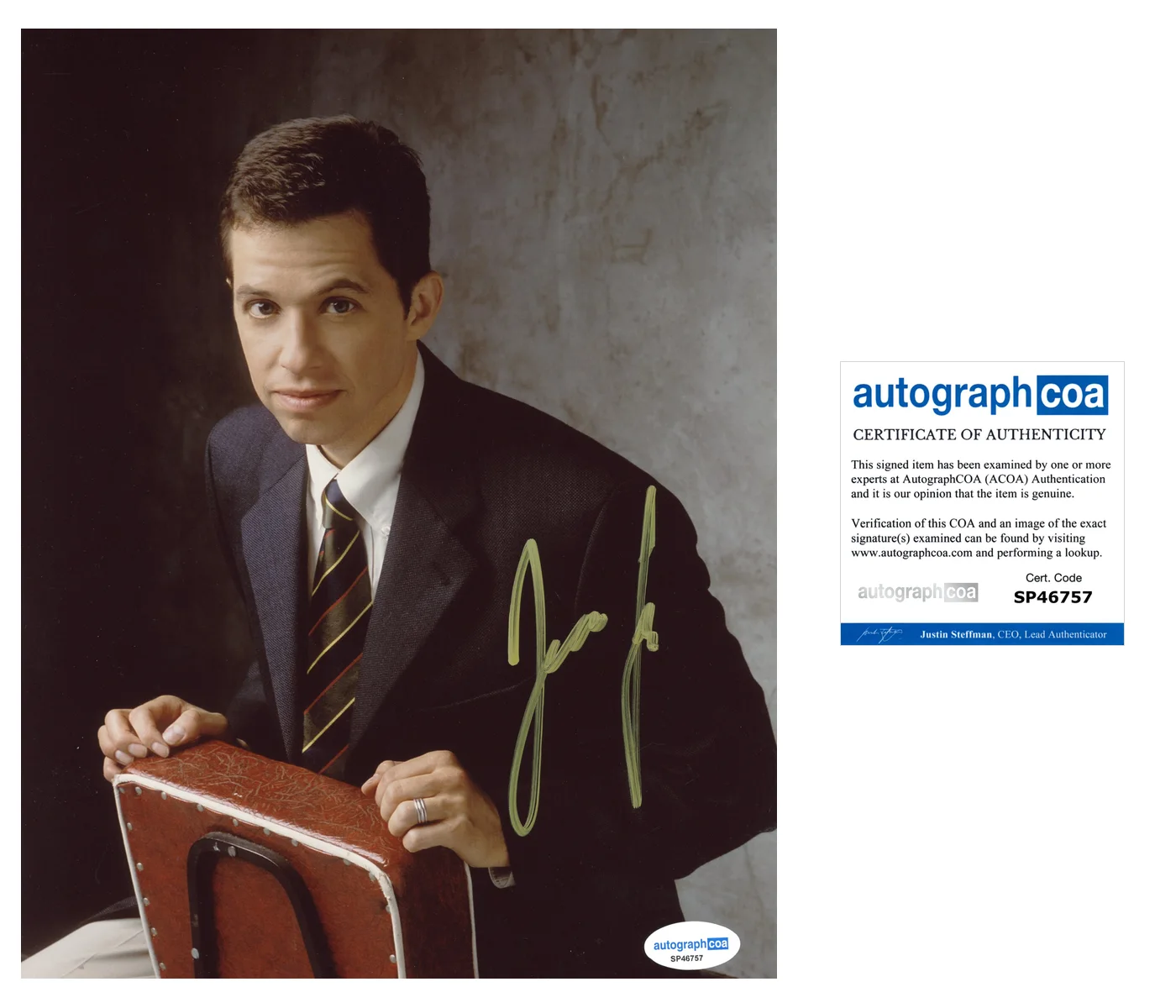 Jon Cryer Autographed Signed 8x10 Photo ACOA, image 2