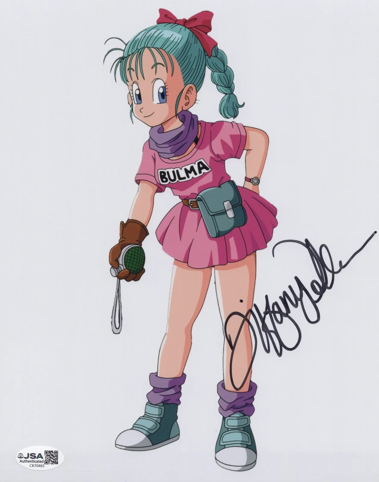 Tiffany Vollmer — Dragon Ball - Tiffany Vollmer, OG voice of Bulma signed 8x10 photo JSA COA