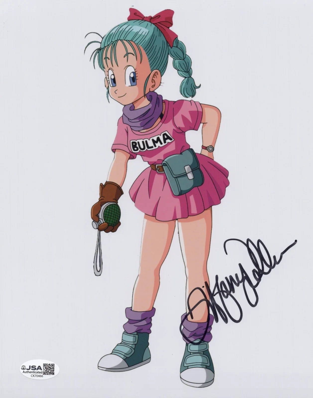 Tiffany Vollmer — Dragon Ball - Tiffany Vollmer, OG voice of Bulma signed 8x10 photo JSA COA