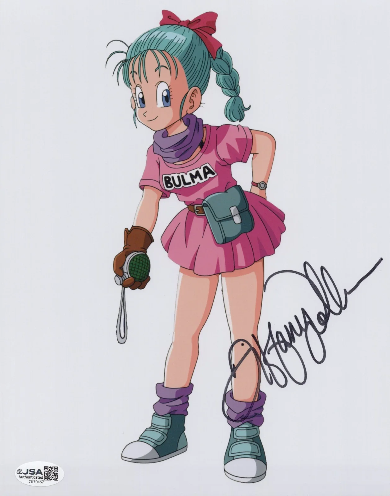 Tiffany Vollmer — Dragon Ball - Tiffany Vollmer, OG voice of Bulma signed 8x10 photo JSA COA