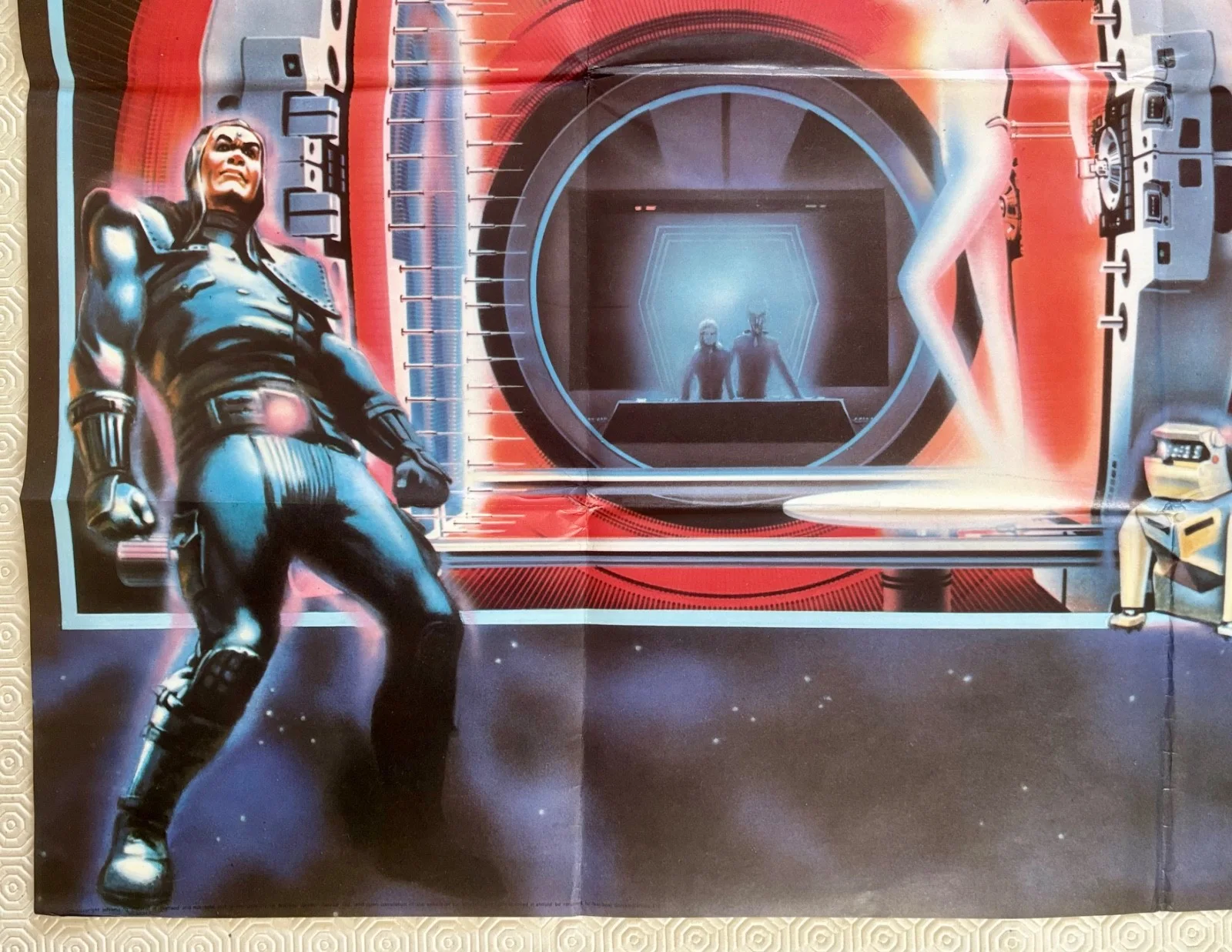 The Humanoid Original 1979 Movie Quad Poster Richard Kiel Corinne Clery, изображение 2