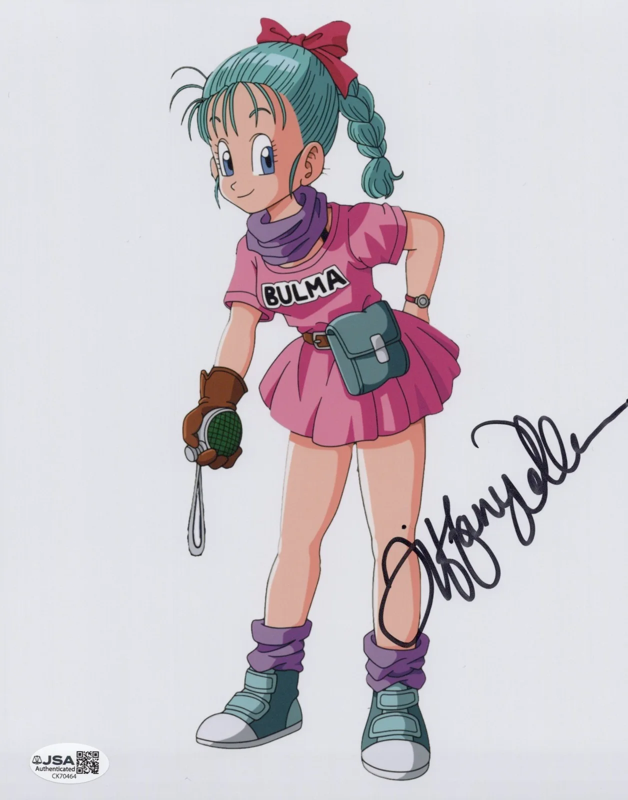 Tiffany Vollmer — Dragon Ball - Tiffany Vollmer, OG voice of Bulma signed 8x10 photo JSA COA