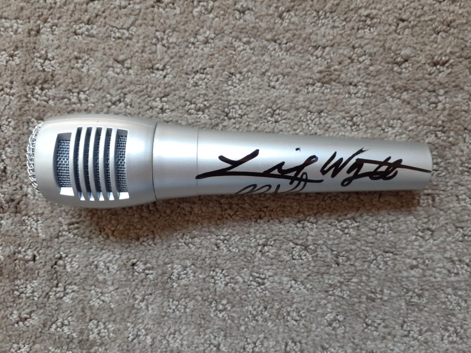 JUICY J PROJECT PAT & LIL WYTE SIGNED MICROPHONE PROOF THREE 6 MAFIA AUTOGRAPH, image 2