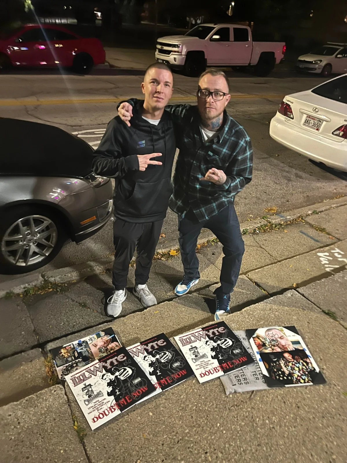JUICY J PROJECT PAT & LIL WYTE SIGNED MICROPHONE PROOF THREE 6 MAFIA AUTOGRAPH, image 5