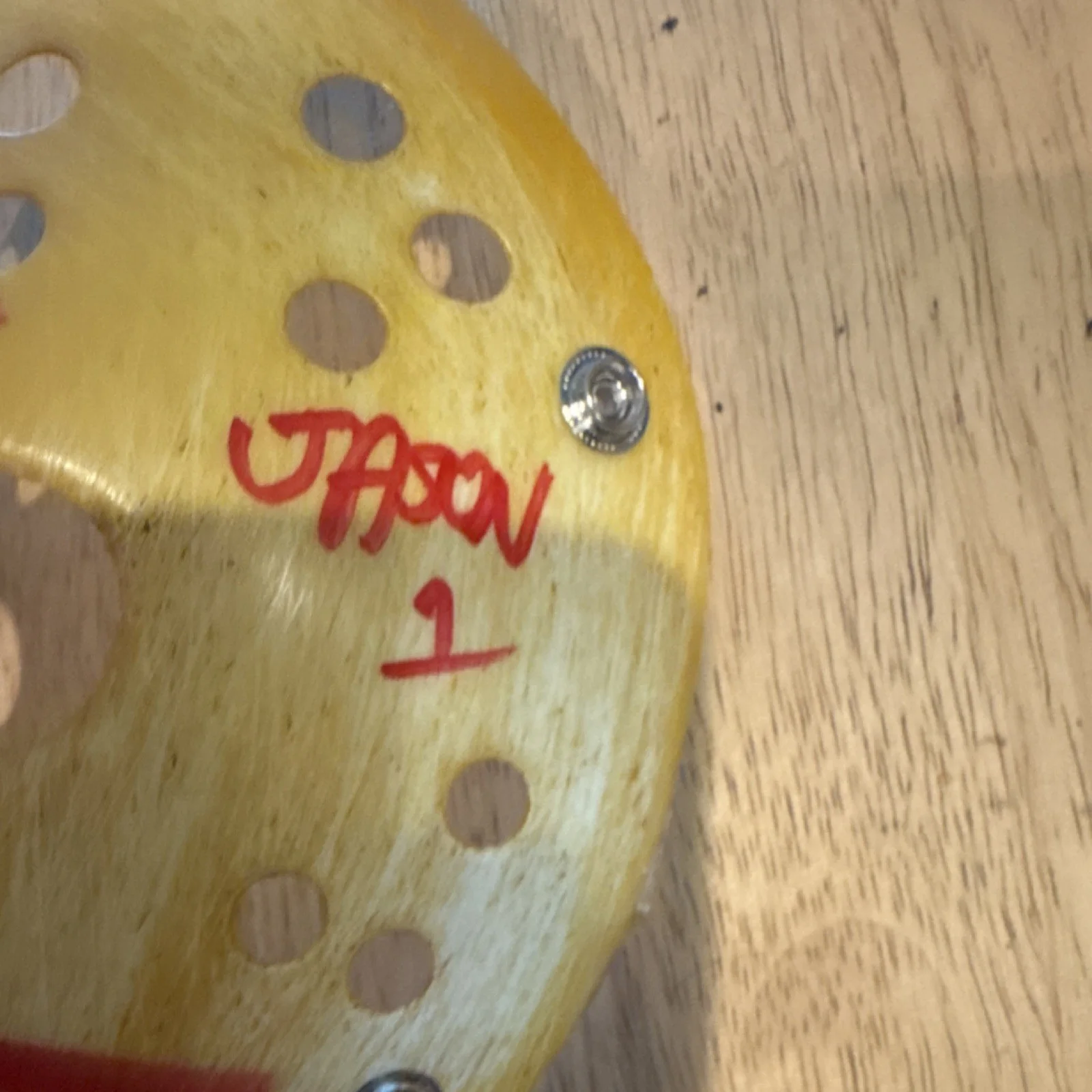 Friday the 13th Jason Mask Auto Ari Lehman Beckett Authenticated Movie Memorabil, image 4
