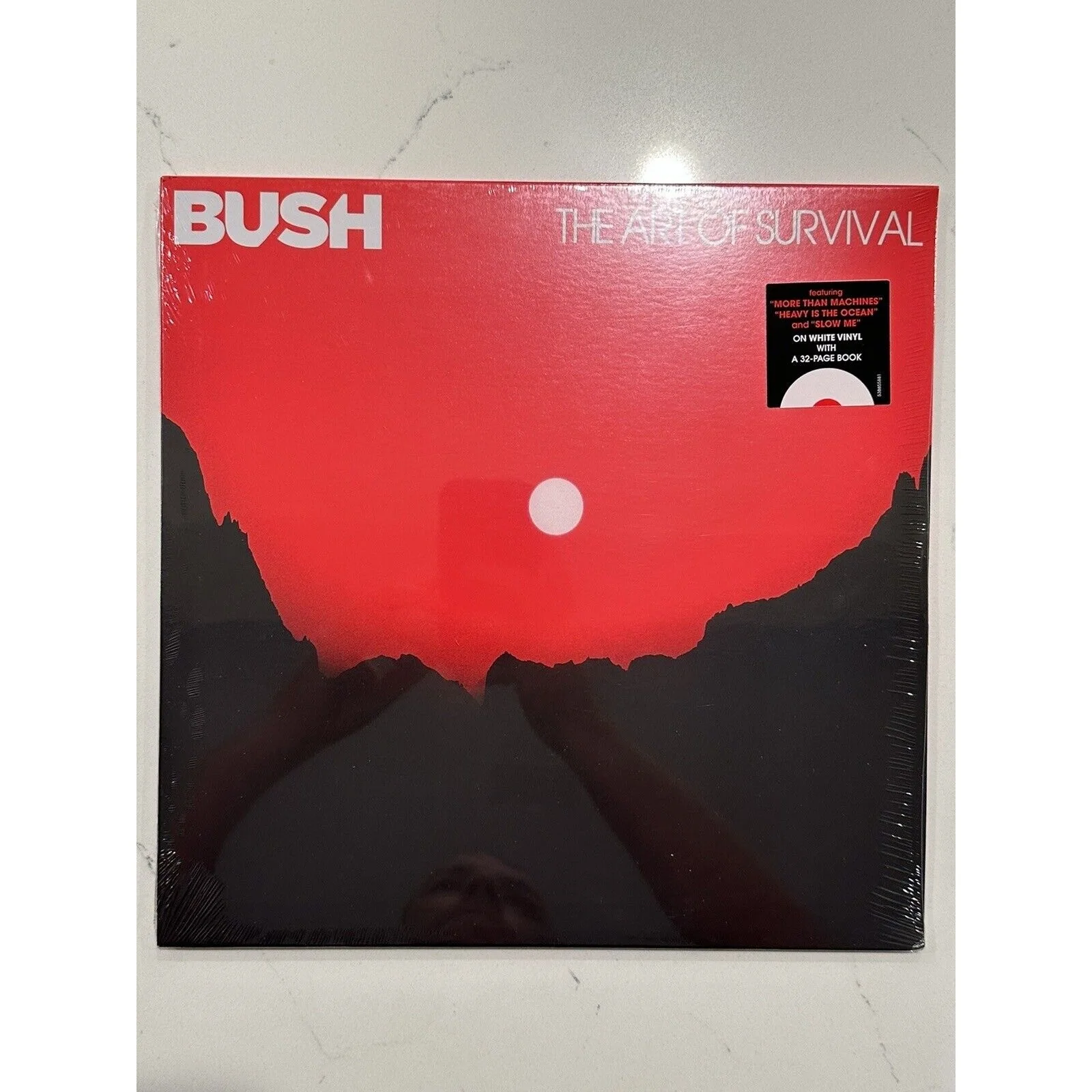 Bush Gavin Rossdale Signed Art of Survival LP Insert White Vinyl Autograph, image 5