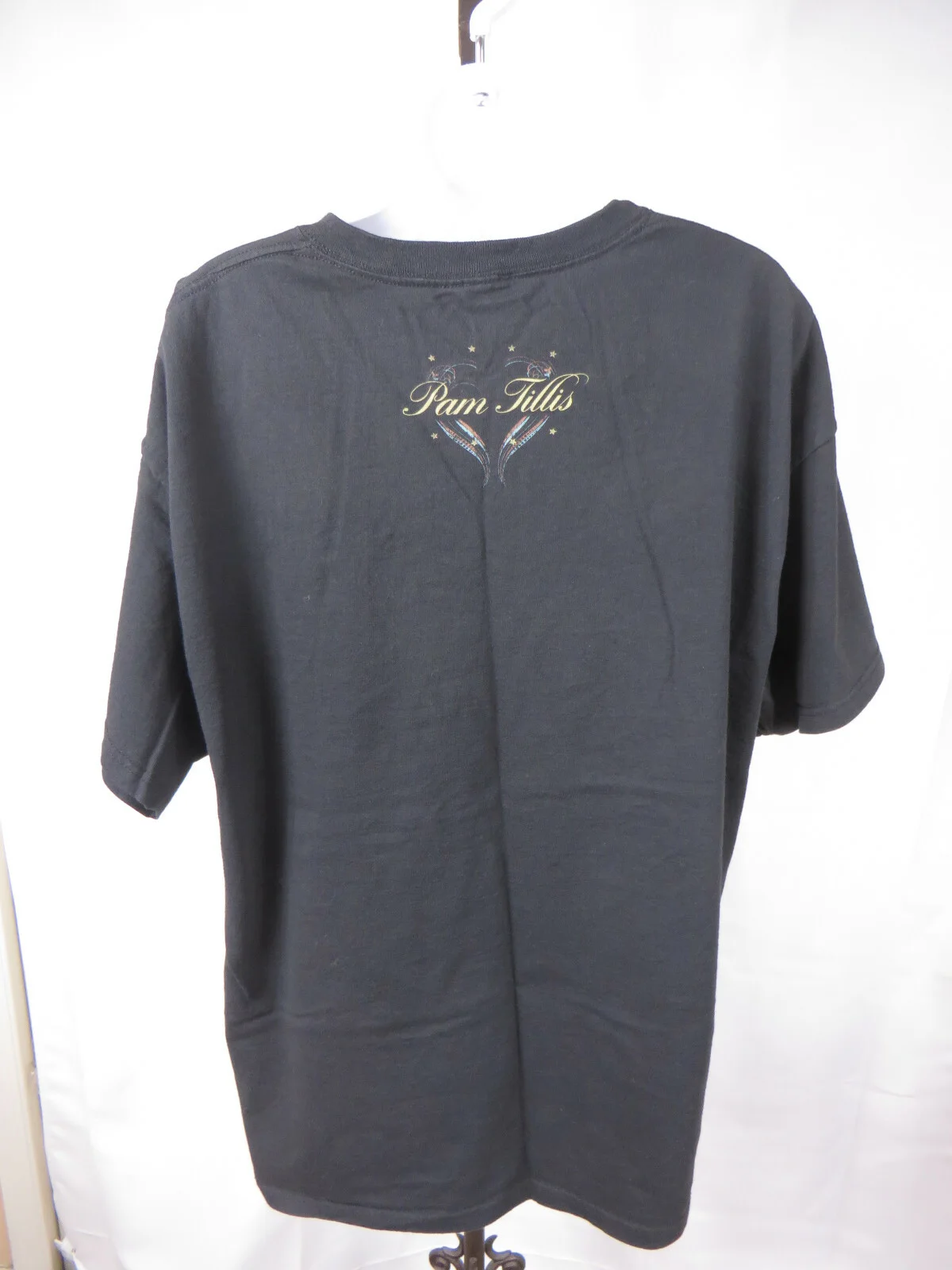 Pam Tillis Autographed Concert Tshirt Rhinestoned High On Country Music Size XL, изображение 3