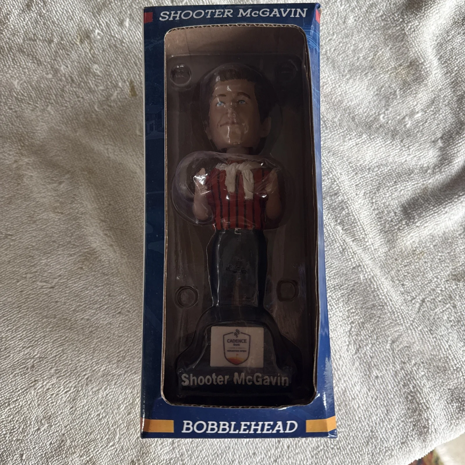 Shooter McGavin Happy Gilmore Cyclones Bobblehead NIB, image 3