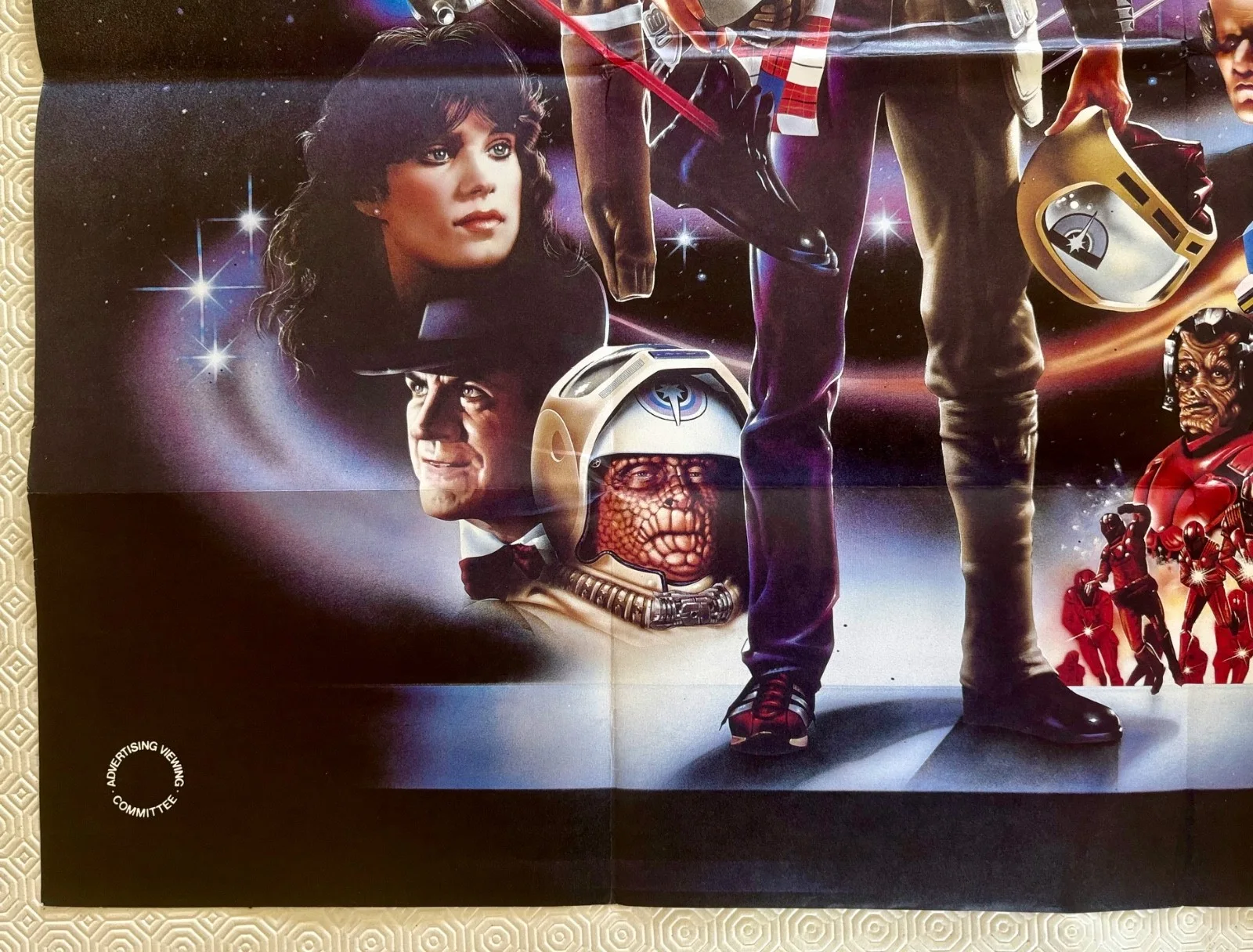 The Last Starfighter Original 1984 Movie Quad Poster Lance Guest Dan O'Herlihy, изображение 2