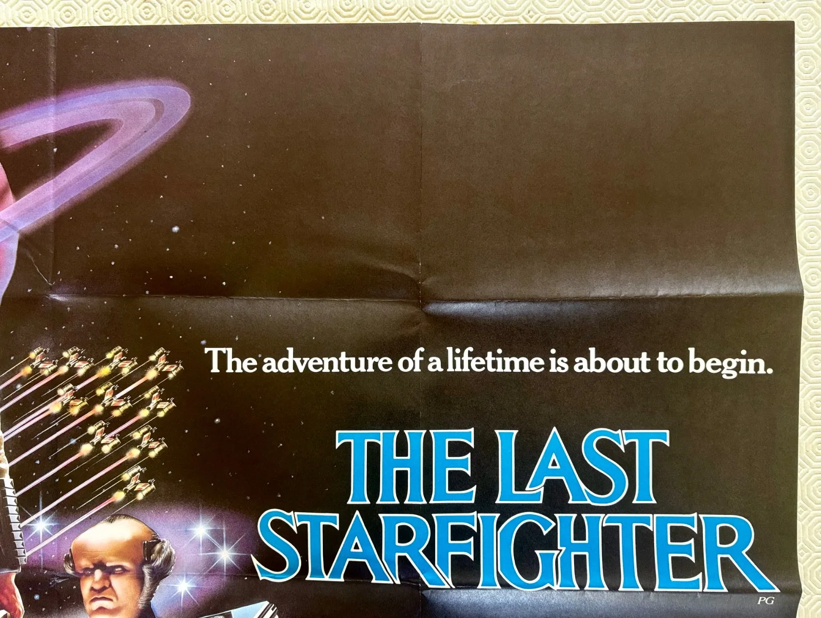 The Last Starfighter Original 1984 Movie Quad Poster Lance Guest Dan O'Herlihy, изображение 4