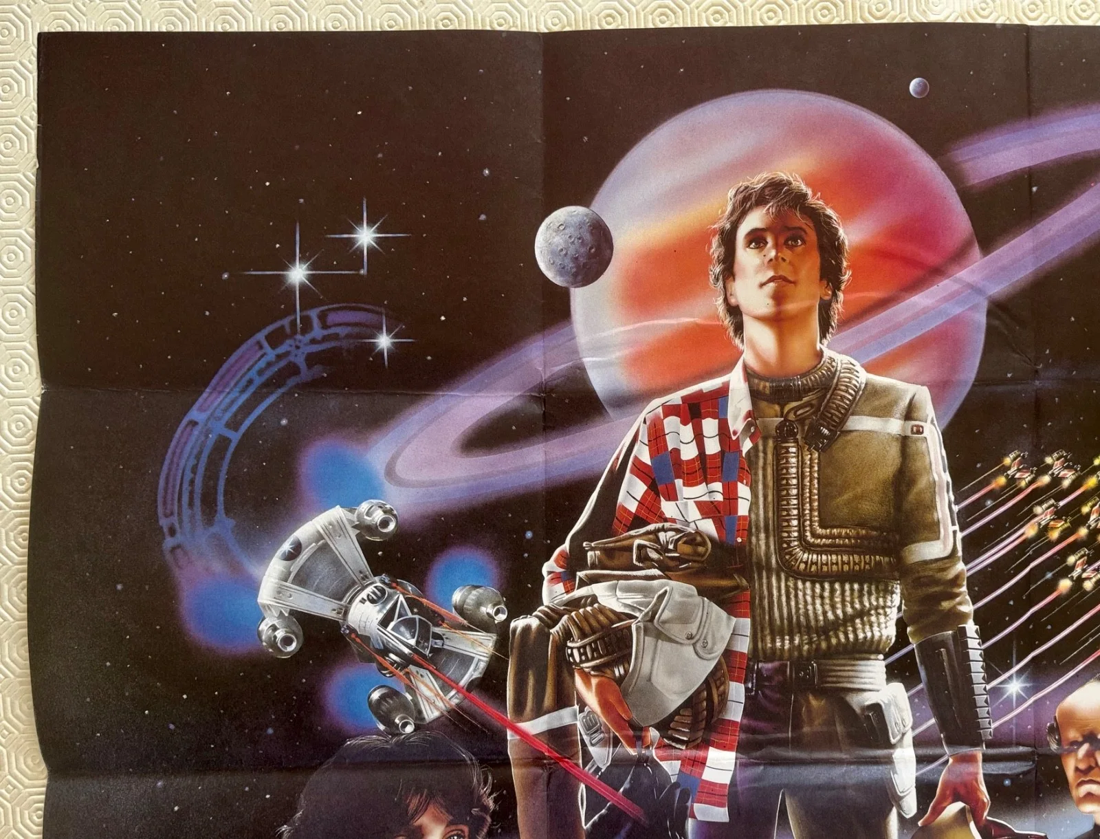 The Last Starfighter Original 1984 Movie Quad Poster Lance Guest Dan O'Herlihy, изображение 5