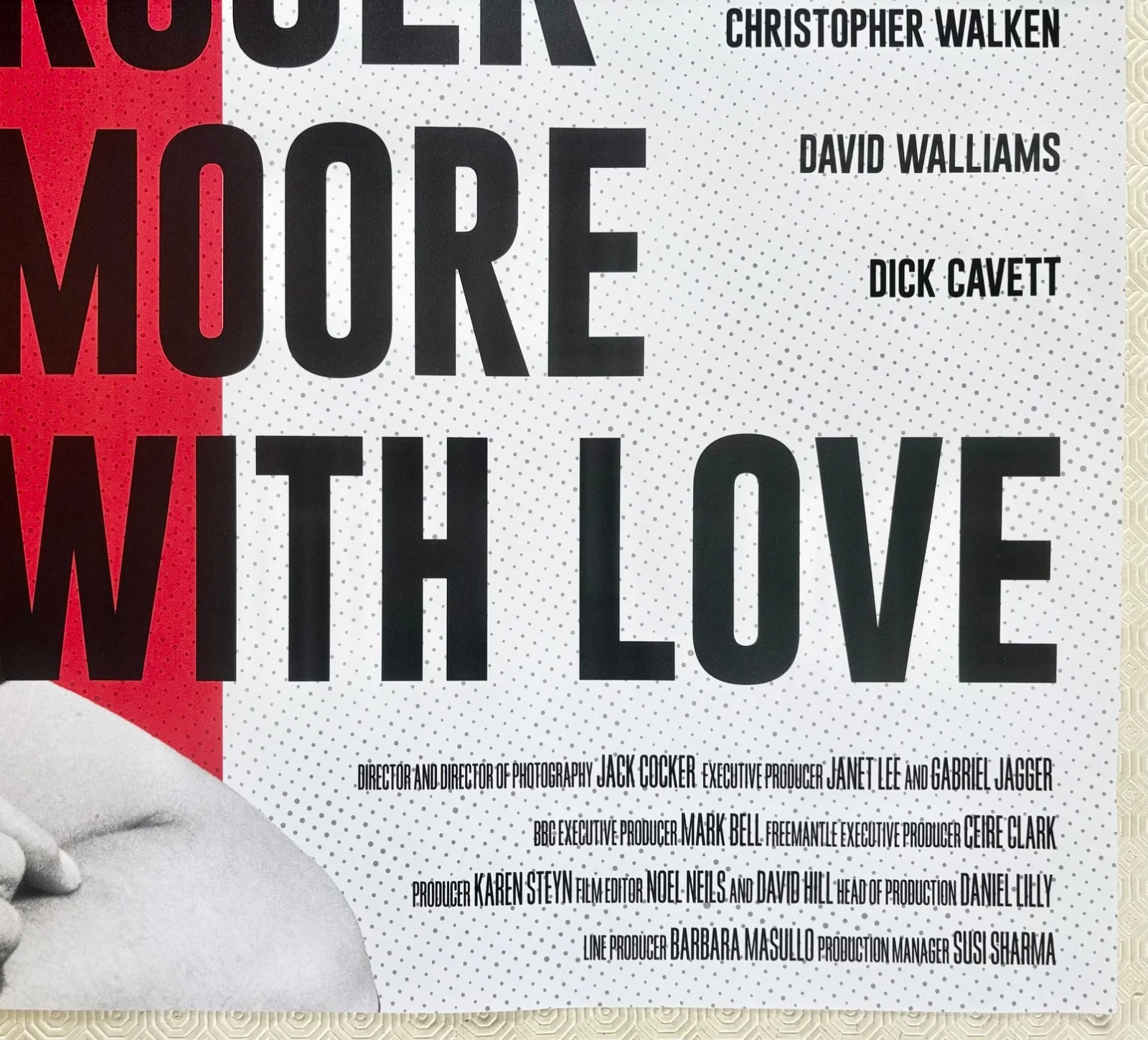 From Roger Moore With Love Original 2024 Quad Poster Pierce Brosnan Jane Seymour, изображение 3
