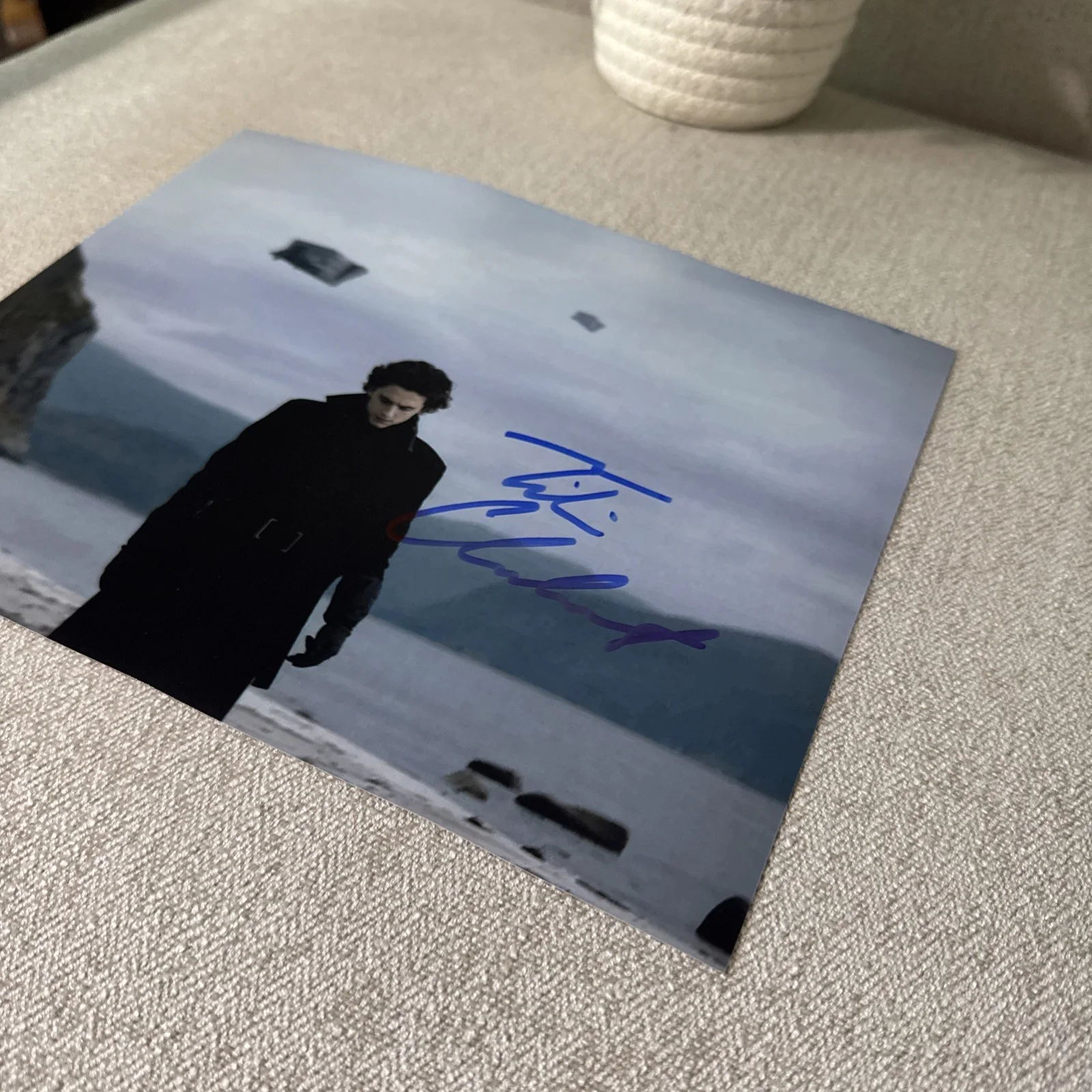 Timothee Chalamet Auto Signed “ DUNE “ Autographed 8x10 Photo w/ COA Proof !!, изображение 2